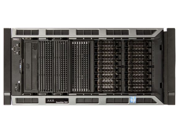 Dell PowerEdge T620 RACK 1x Xeon E5-2609 16GB H710 iDRAC7 16xSFF 0GB 2x 750W