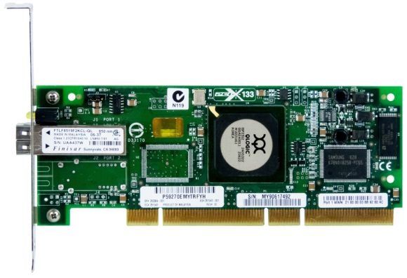 HP 283384-001 PCI-X 133 DUAL GIGABIT FIBRE CHANNEL HBA 