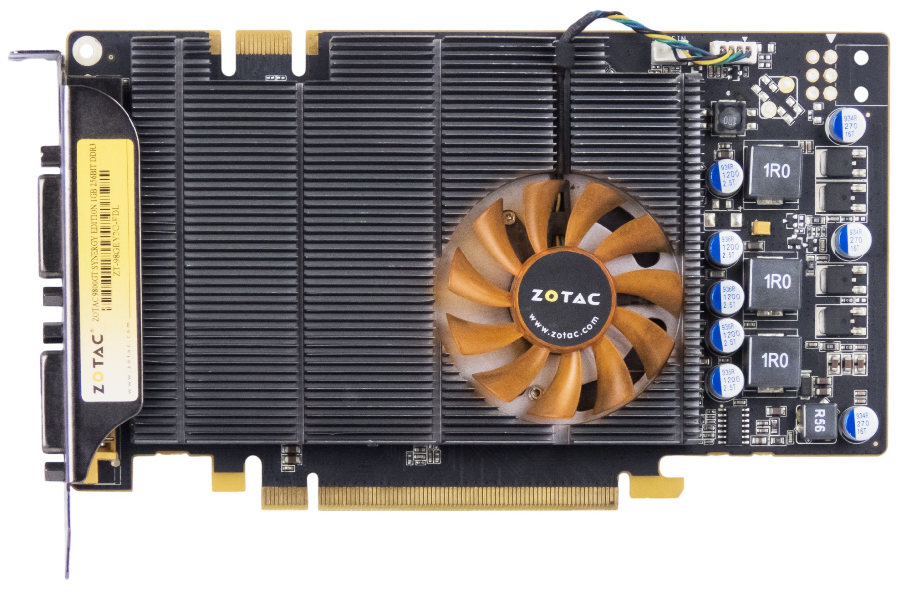 Geforce 9800 gt synergy edition - 1gb gddr3 - pci-express 2.0 (zt-98gey 3g-fdl) (4897022323080)