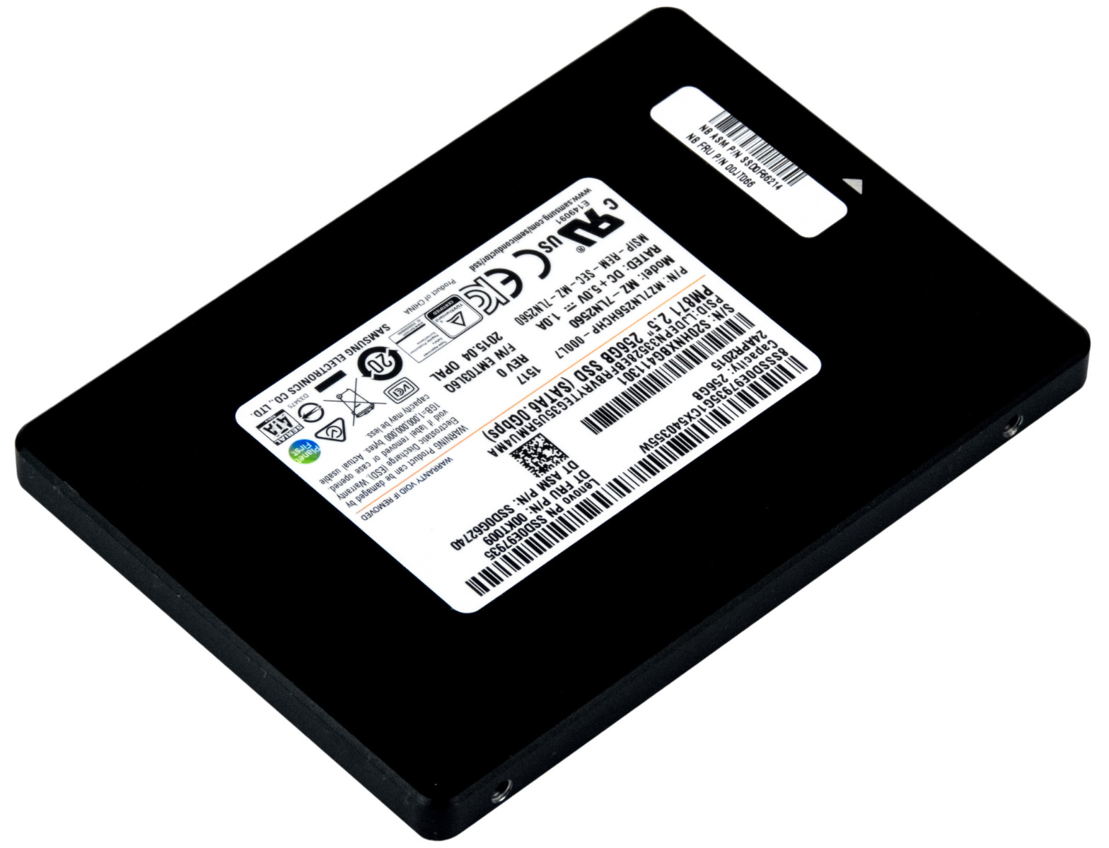 Samsung Pm871 256gb Sata 6gbps 25 Mz 7ln2560 Ebay 