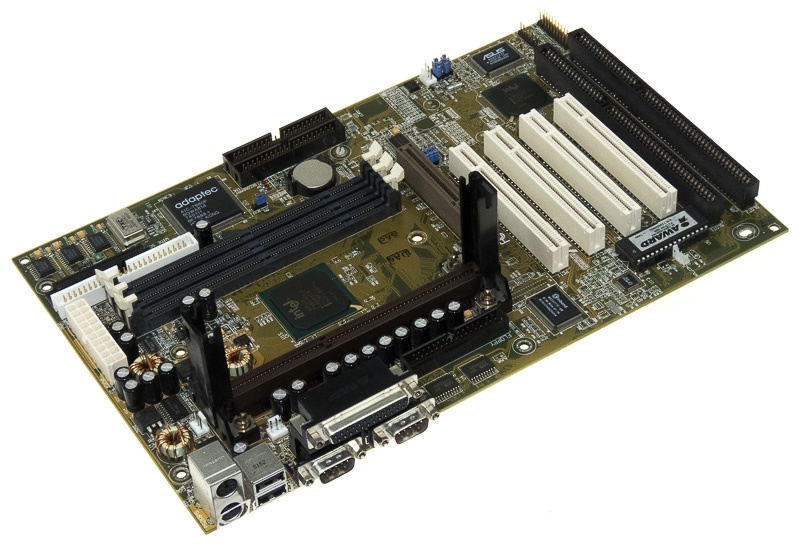 ASUS P2L97-S MOTHERBOARD SLOT 1 ATX AGP ISA PCI 440LX | eBay