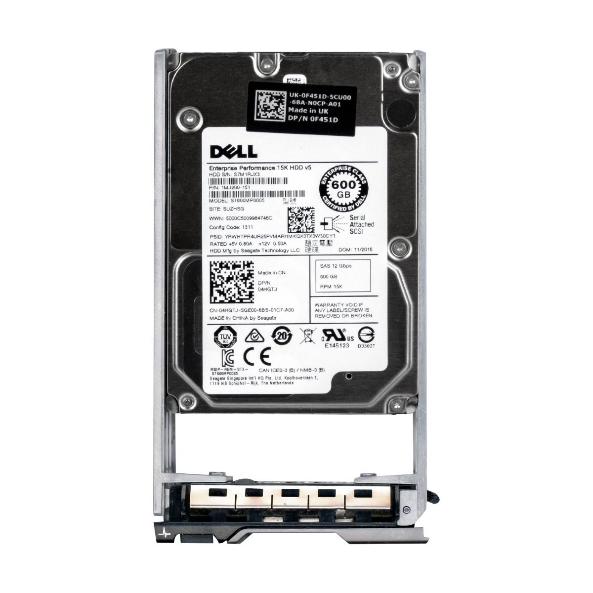 DELL 04HGTJ 600GB 15K 128MB SAS-3 2.5'' ST600MP0005