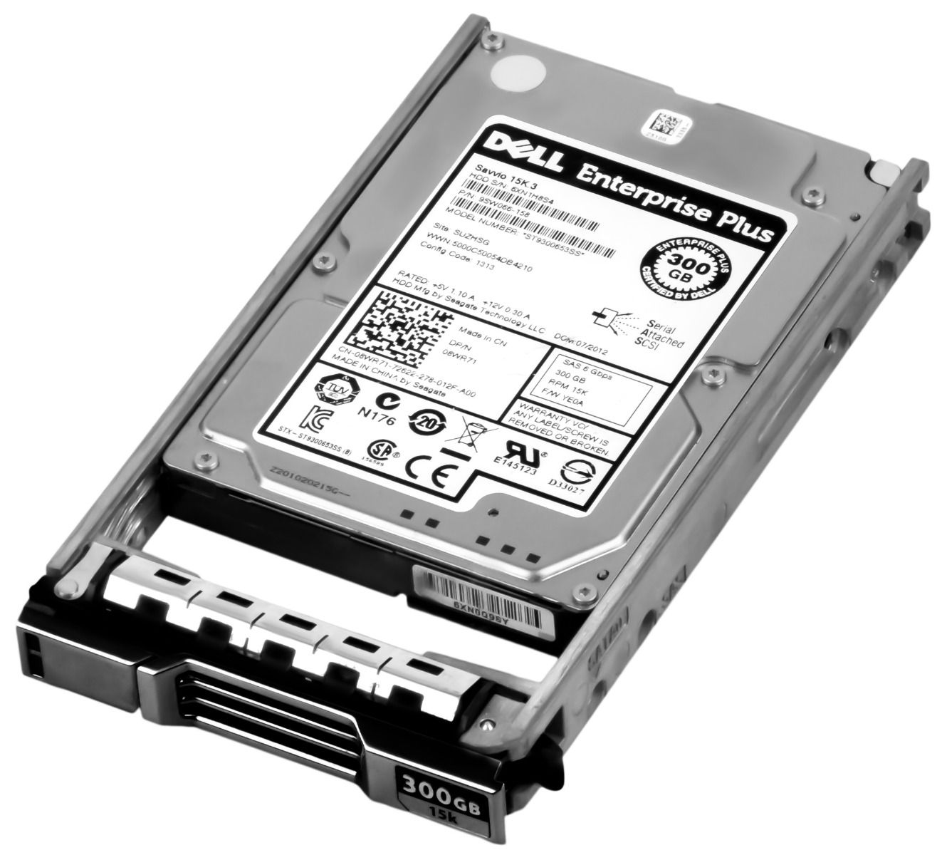 DELL 08WR71 300GB 15K 64MB SAS-2 2.5'' ST9300653SS