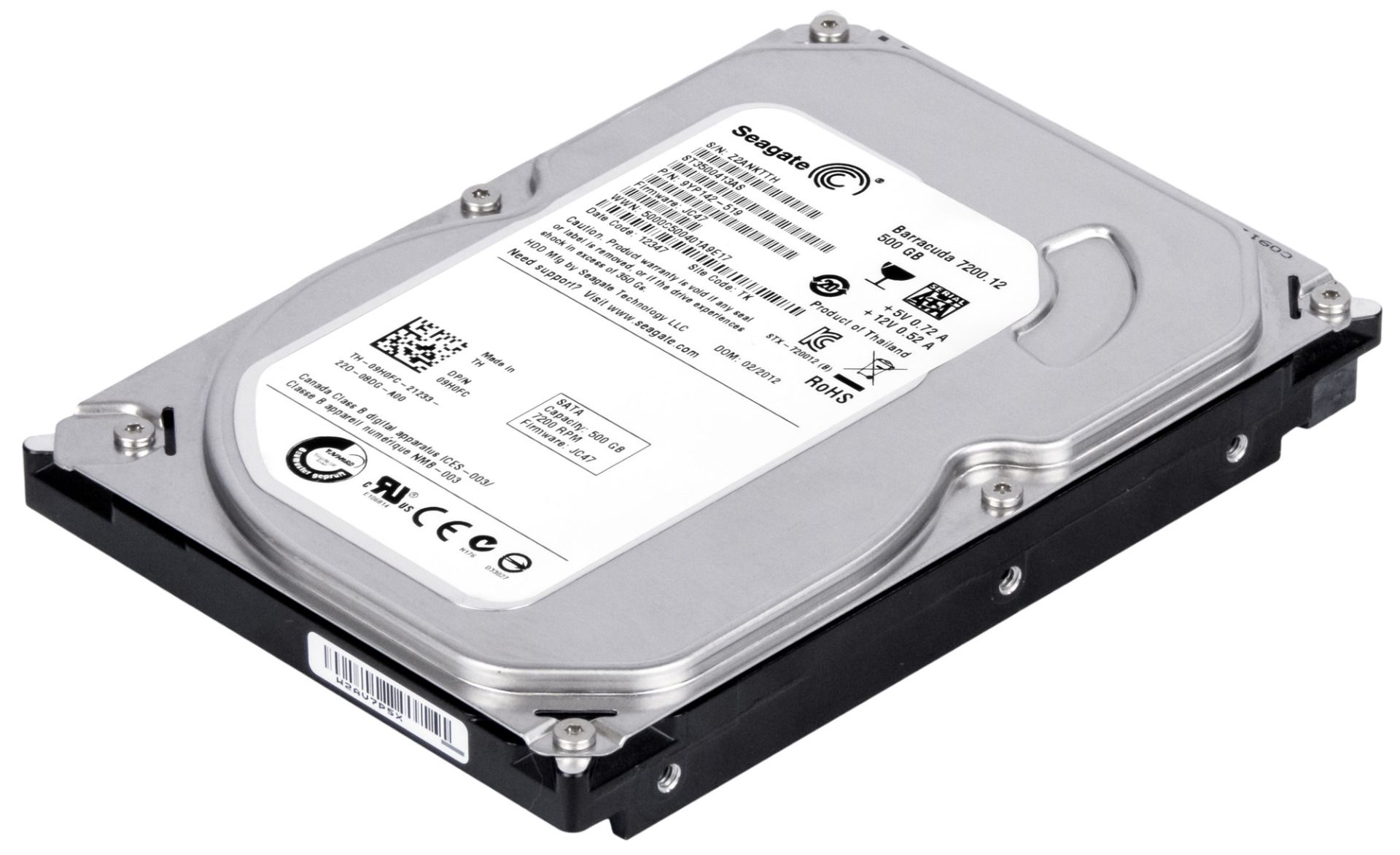 DELL 09H0FC 500GB 7.2K 16MB Sata III 3.5'' ST3500413AS