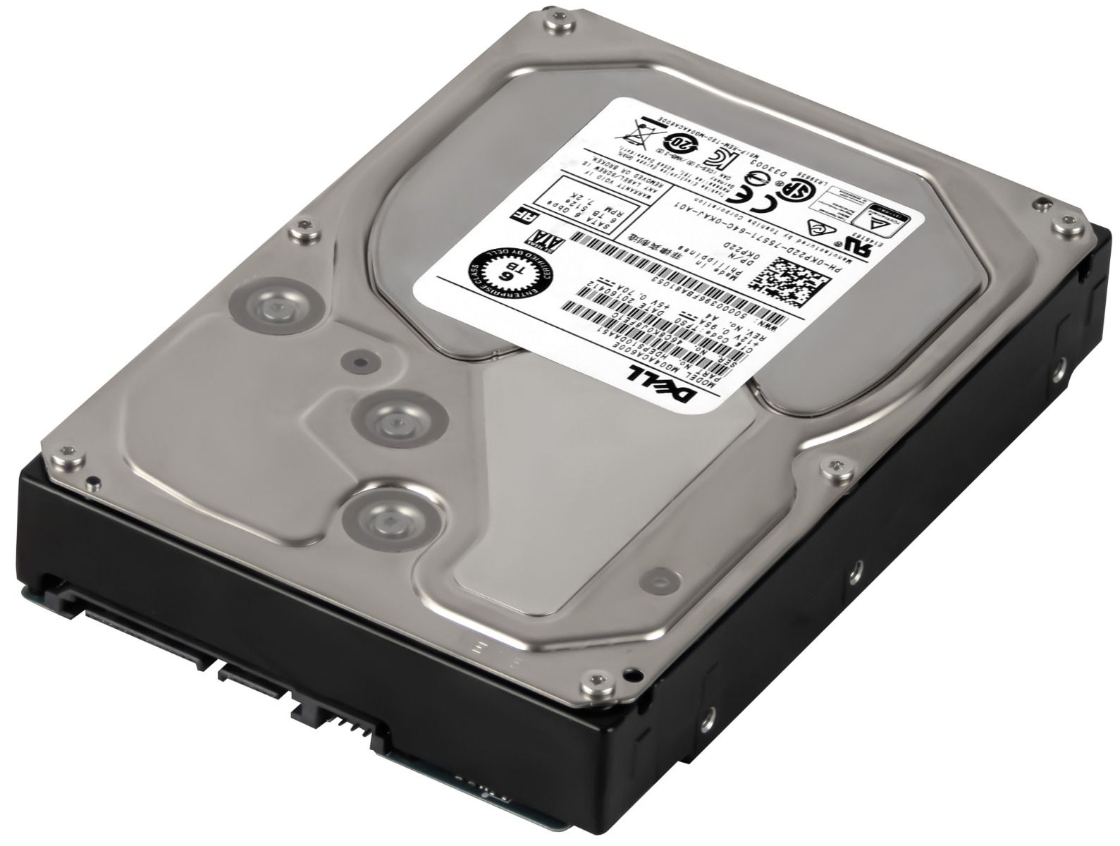 DELL 0KP22D 6 To 7,2K 128 Mo SATA III 3,5'' MG04ACA600E