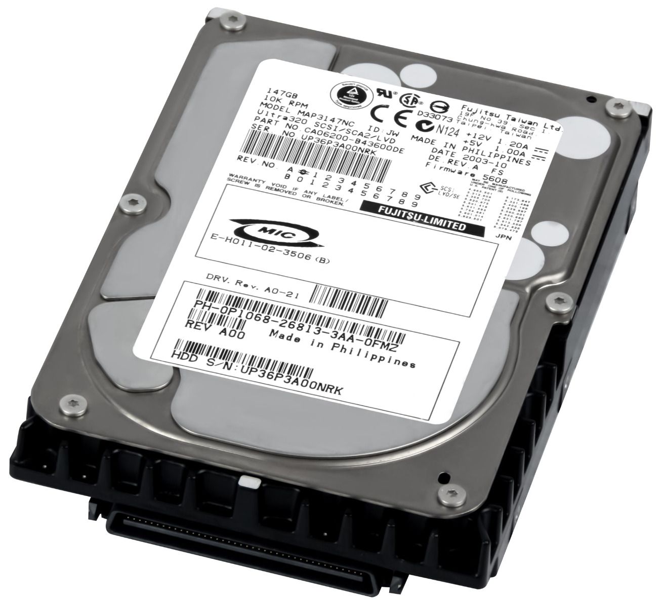 DELL 0P1068 147GB 10K 8MB SCSI U320 3.5'' MAP3147NC