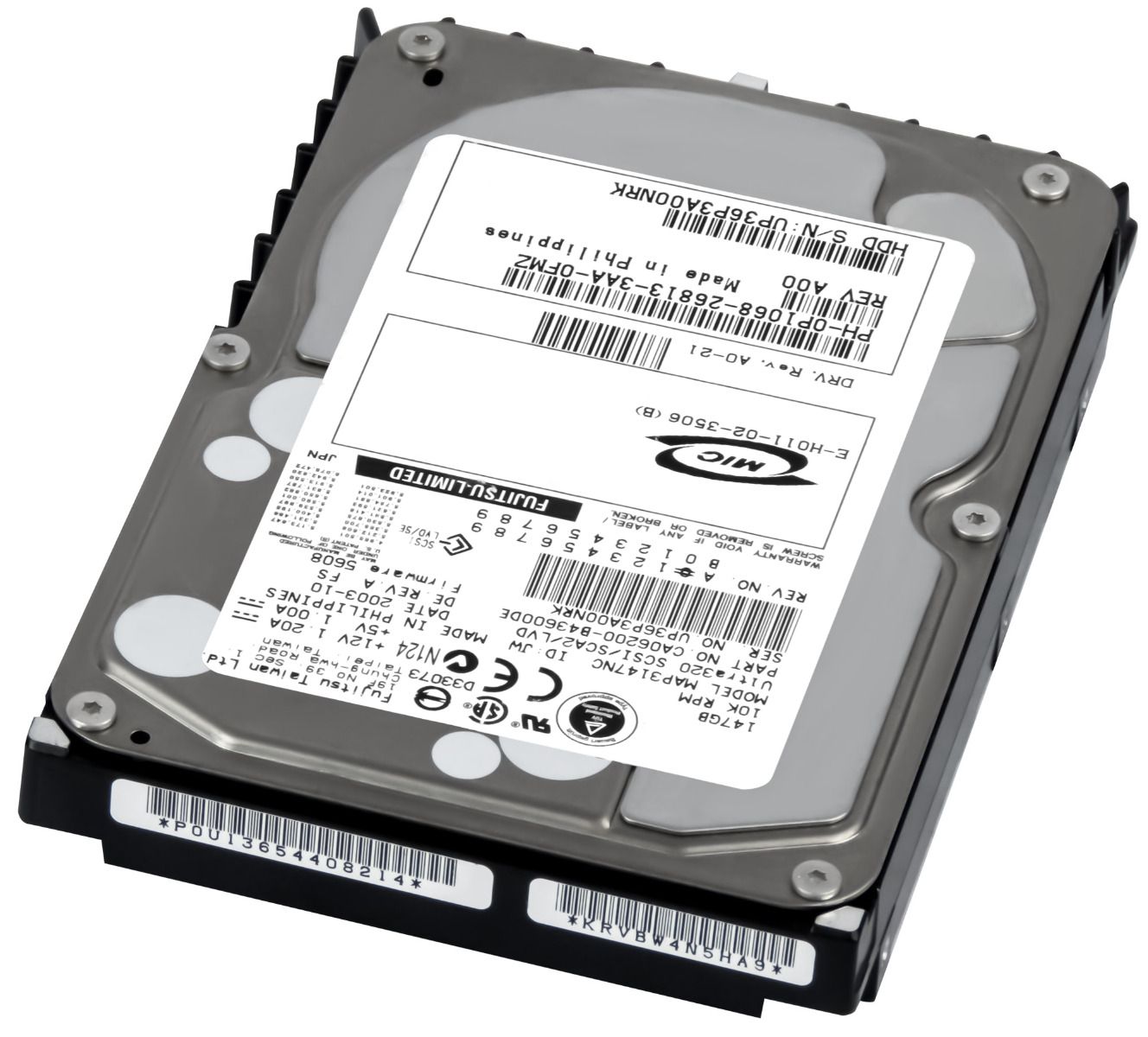 DELL 0P1068 147GB 10K 8MB SCSI U320 3.5'' MAP3147NC