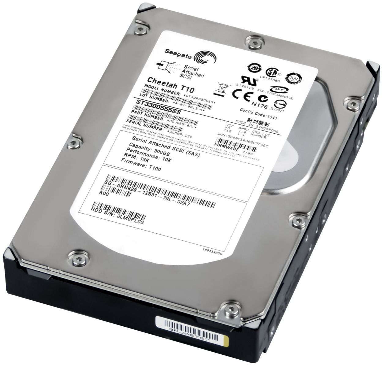 DELL 0RN828 300GB 10K 16MB SAS 3.5'' ST3300555SS