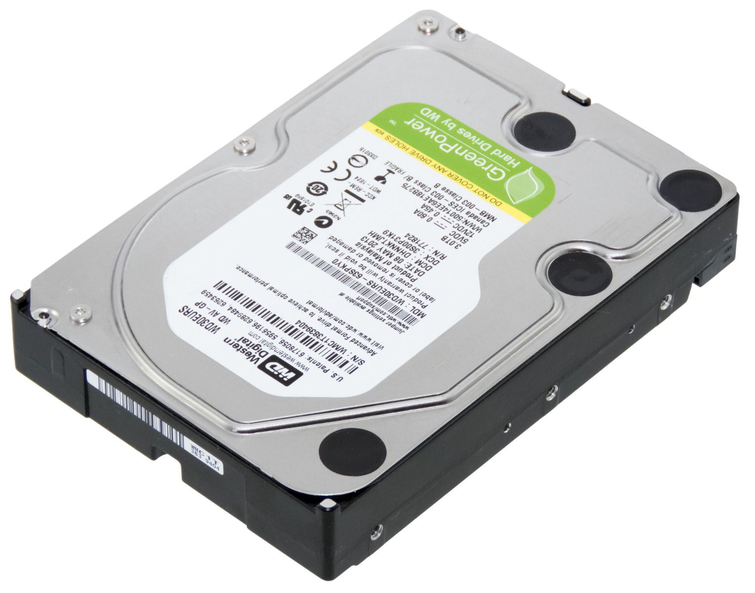 WD GREEN 3TB 7.2K 64MB SATA II 3.5'' WD30EURS