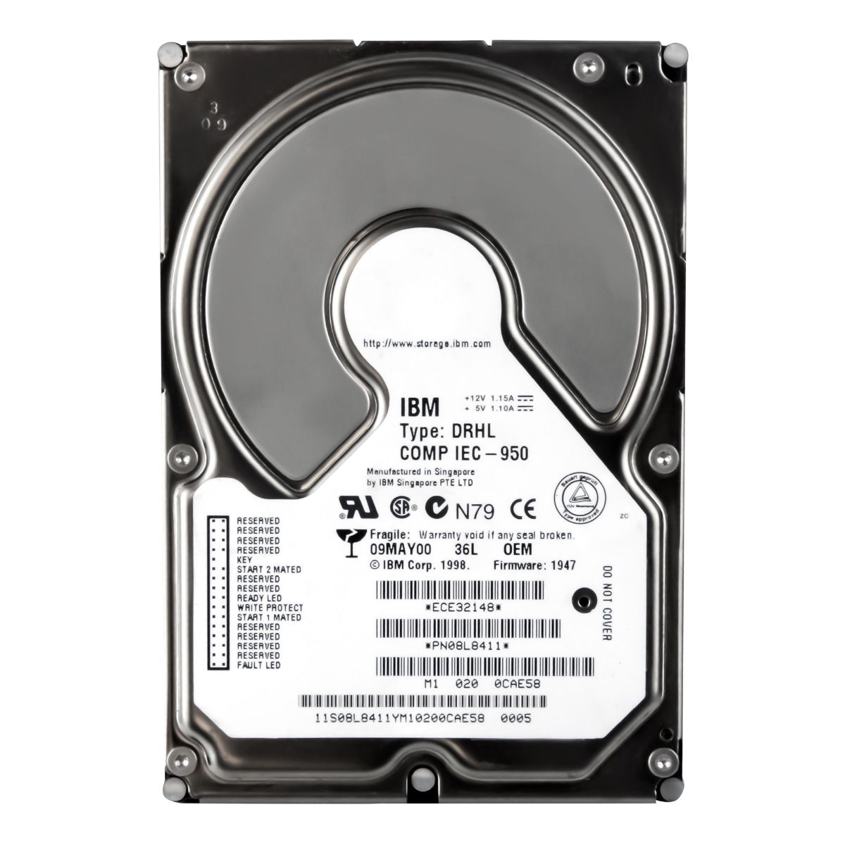 IBM UltraStar 36XP 36.4GB 7.2K 4MB FC 3.5'' 08L8411