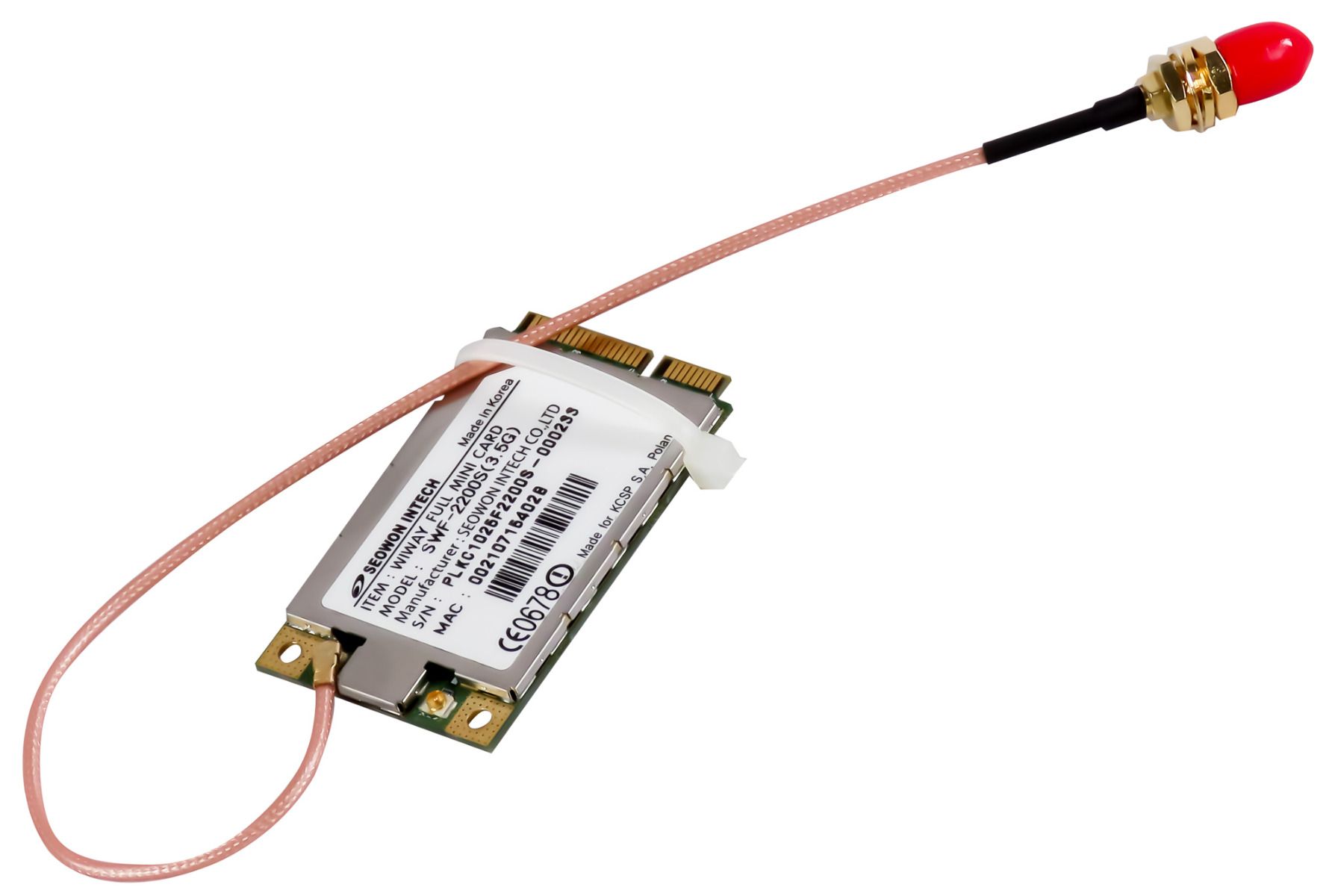 SEOWON INTECH SWF-2200S WIMAX mini PCIe IEEE 802.16e 3.5GHz