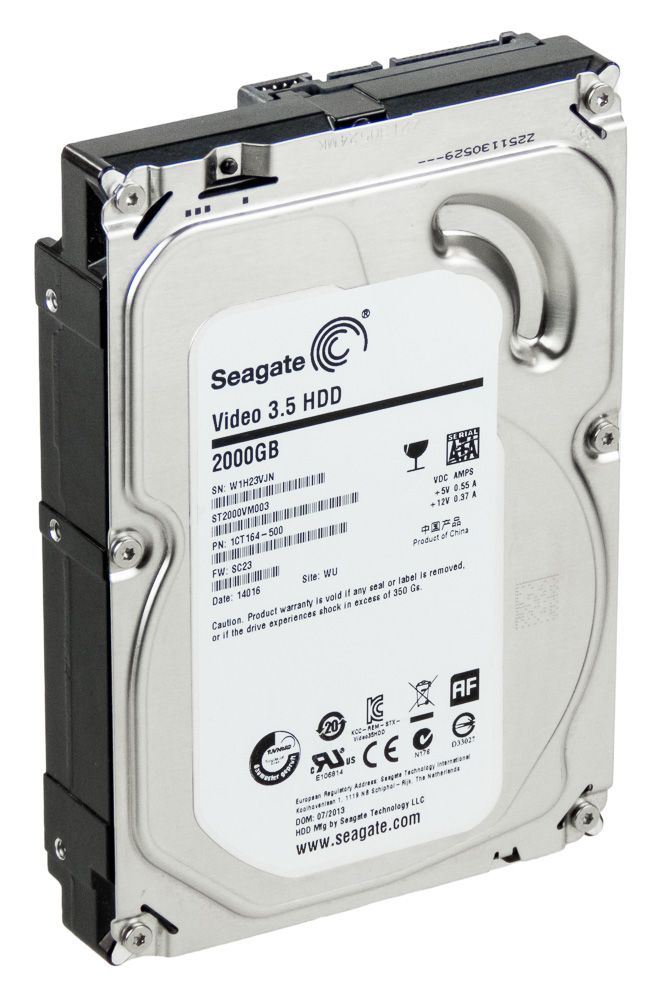 SEAGATE VIDEO 3.5 HDD 2TB 5.9K 64MB Sata III 3.5'' ST2000VM003