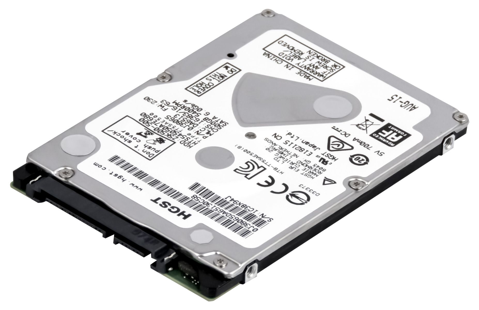 HGST TravelStar Z5K500 500GB 5.4k 8MB SATA III 2.5'' HTS545050A7E680