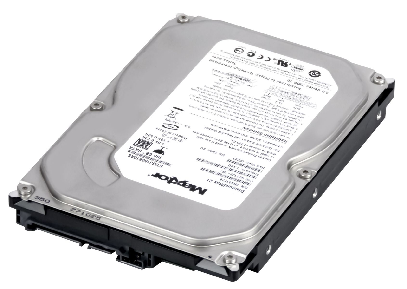 MAXTOR DiamondMax 21 160GB 7.2K 8MB SATA II 3.5'' STM3160815AS
