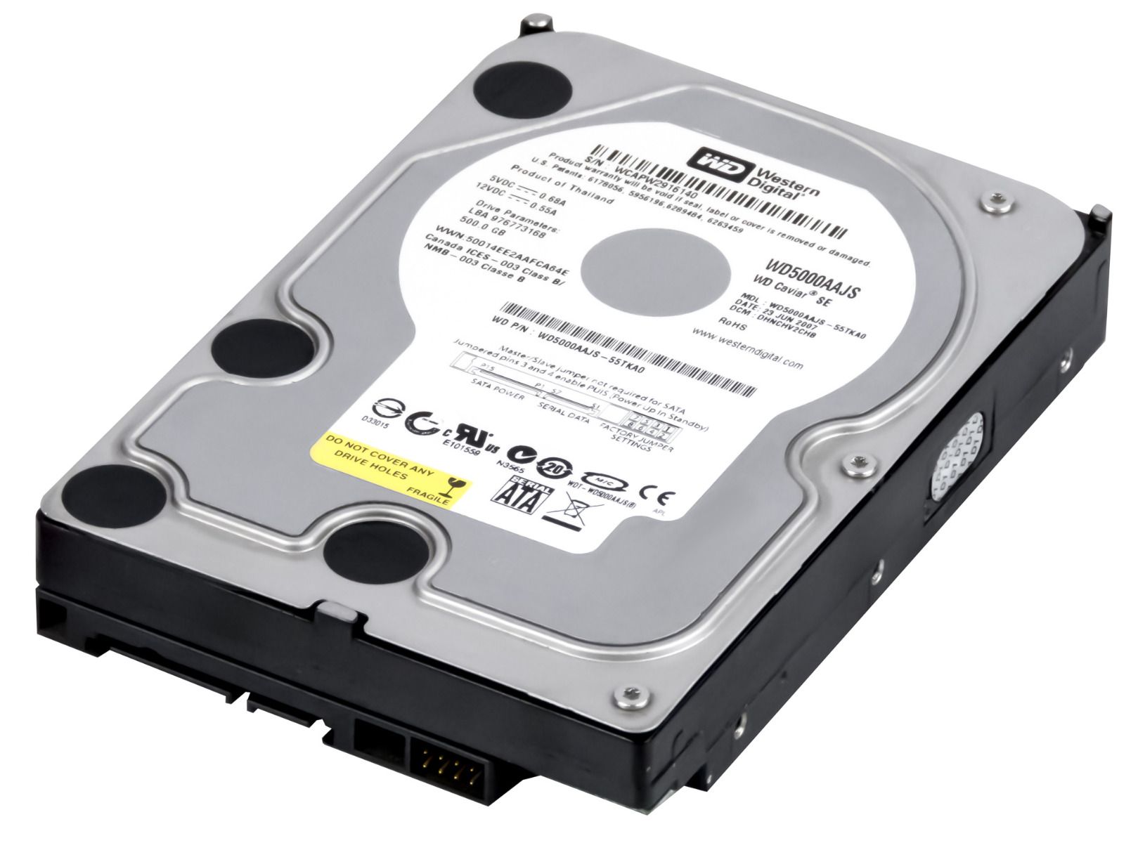 WD CAVIAR SE 500GB 7.2K SATA II 3.5'' WD5000AAJS