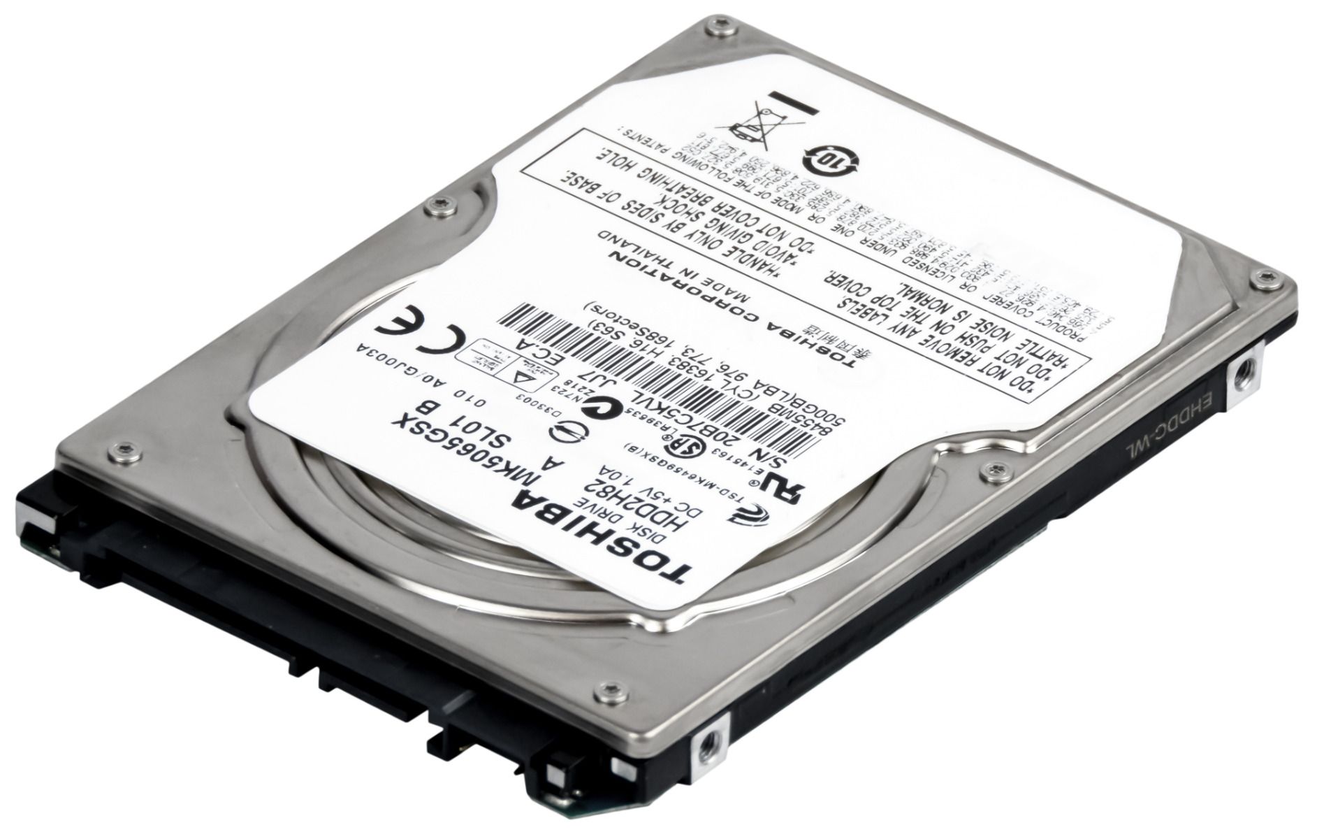 TOSHIBA 500GB 5.4k 8MB SATA II 2.5'' MK5065GSX