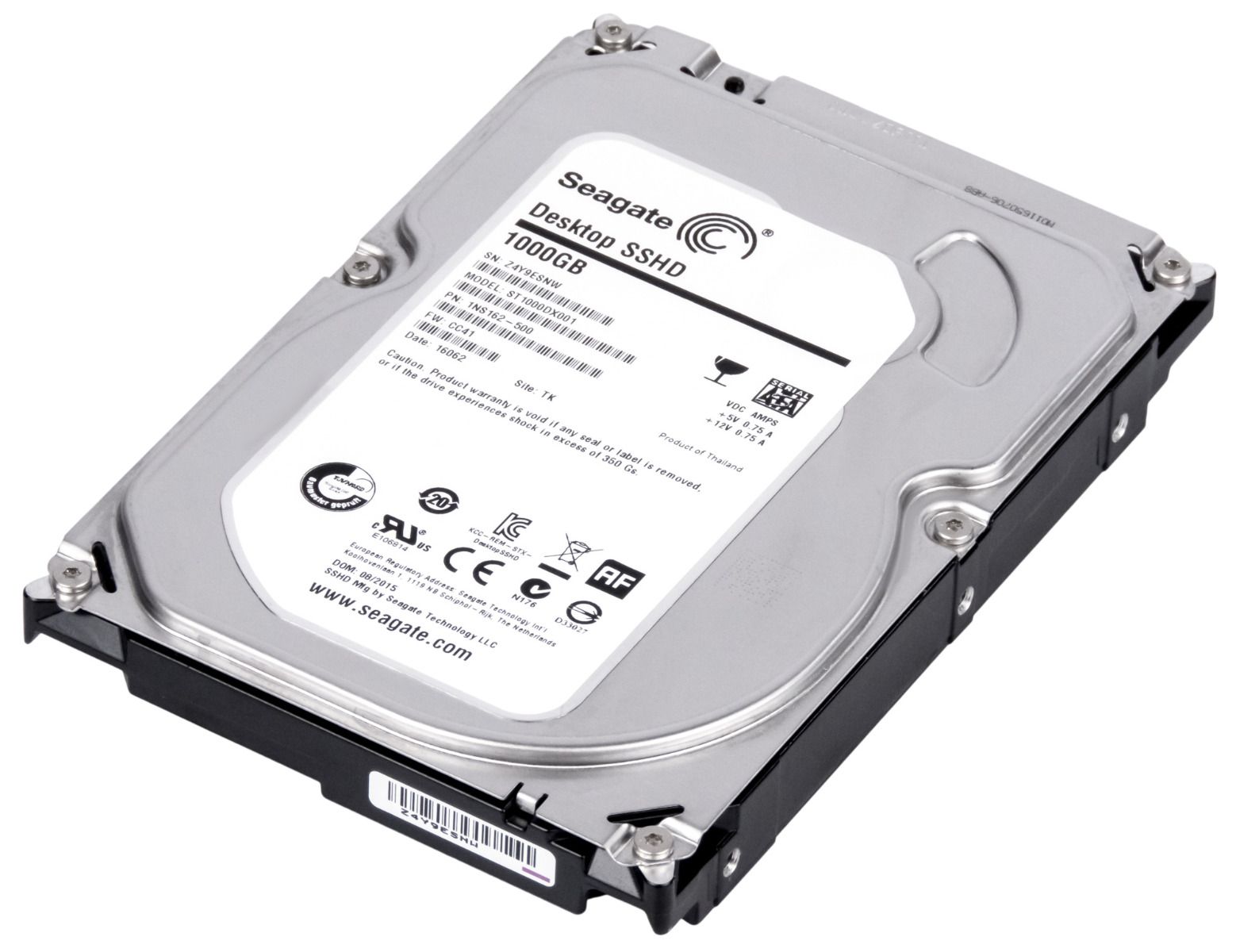 SEAGATE DESKTOP SSHD 1TB 7.2k 64MB SATA III 3.5'' ST1000DX001