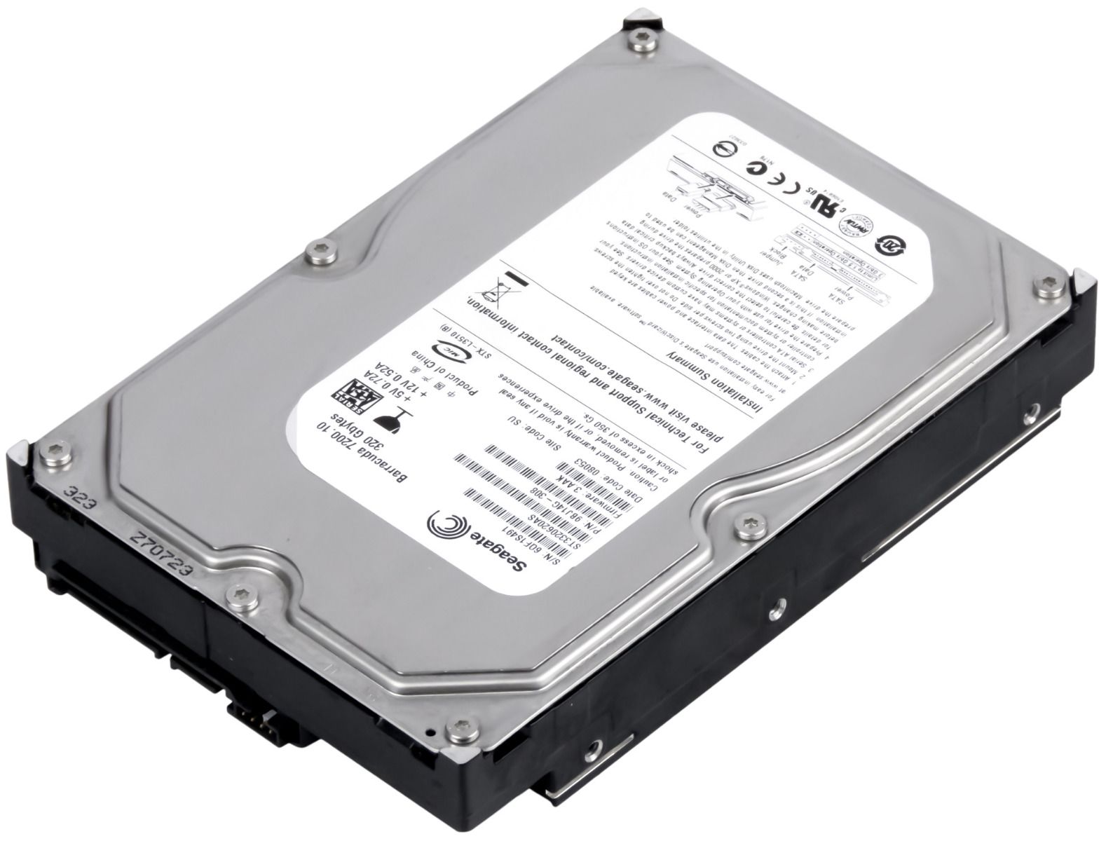 SEAGATE BARRACUDA 320GB 7.2K 16MB SATA II 3.5'' ST3320620AS