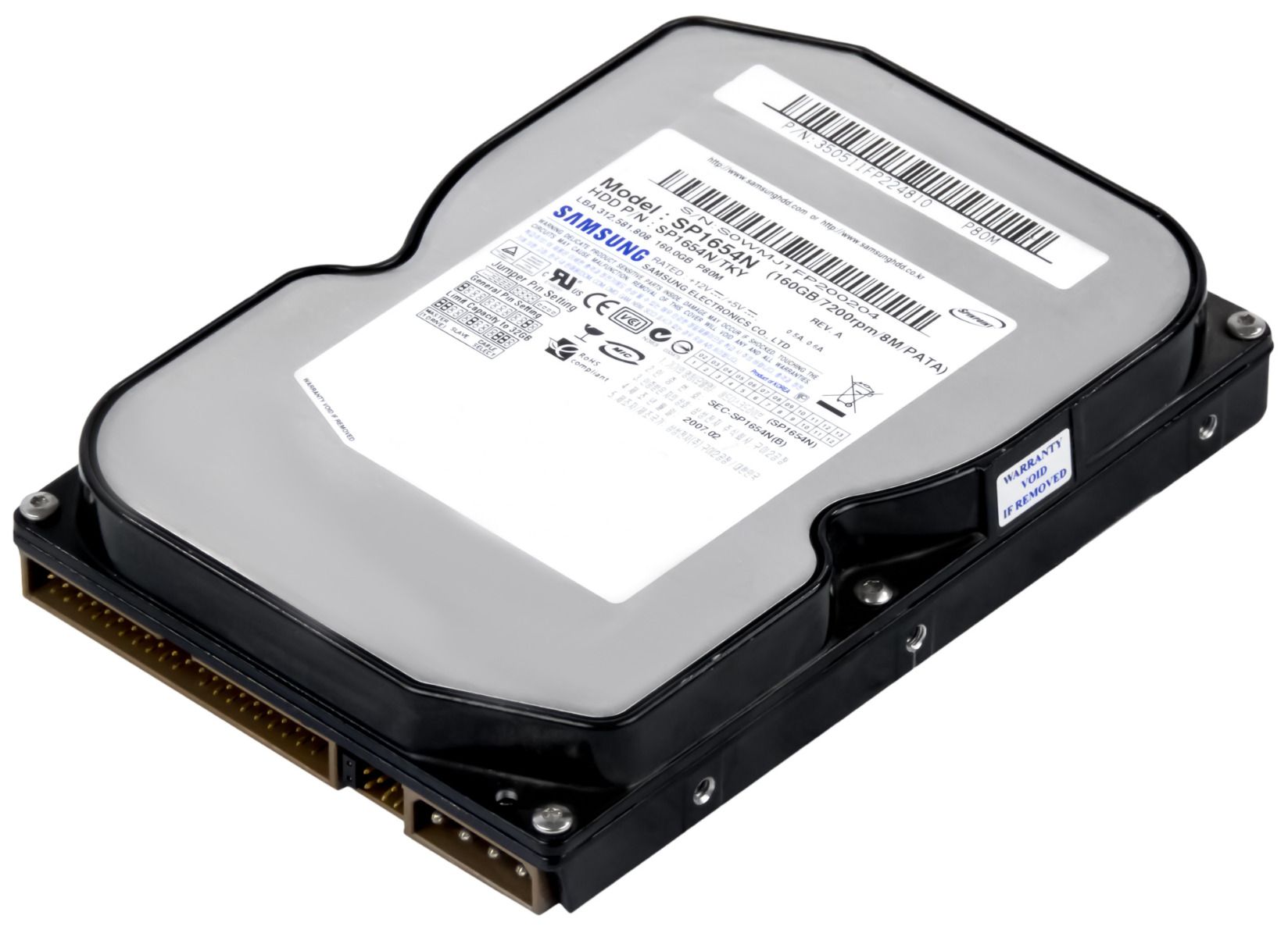 SAMSUNG SpinPoint P80 160GB 7.2K 8MB 3.5'' SP1654N