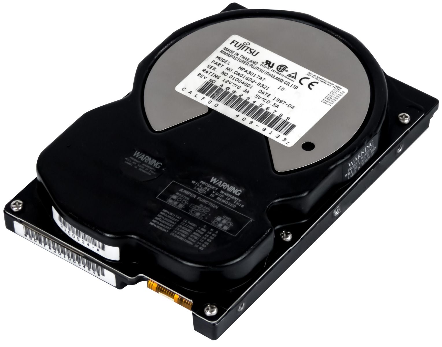 Fujitsu 1,7 Go 5.4k ATA 3,5 '' MPA3017AT