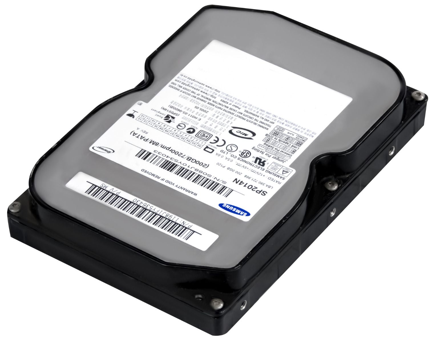 SAMSUNG SPINPOINT P120 200GB 7.2K 8MB ATA 3.5'' SP2014N