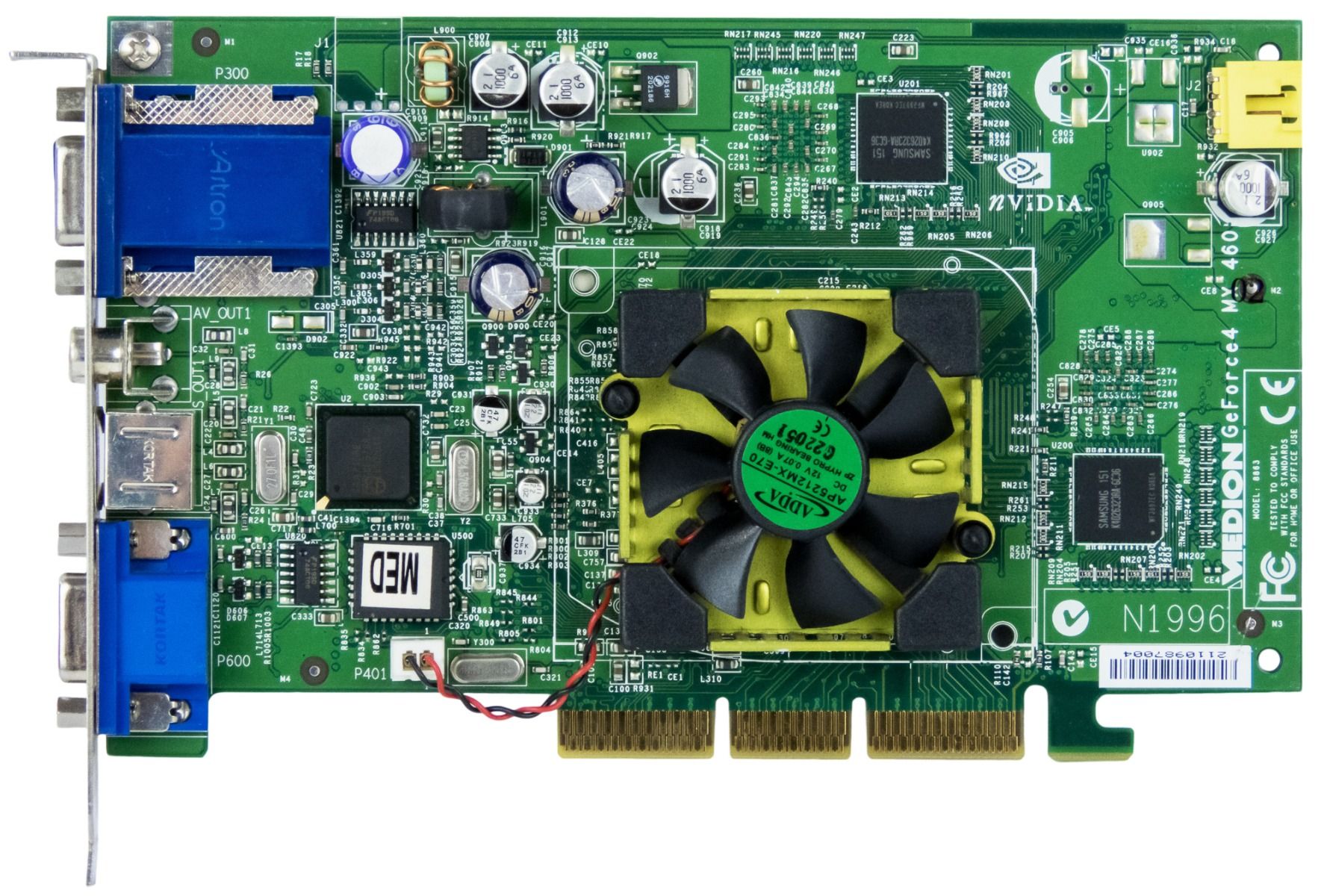 MEDION Nvidia GEFORCE4 MX 460 64MB MS-8863