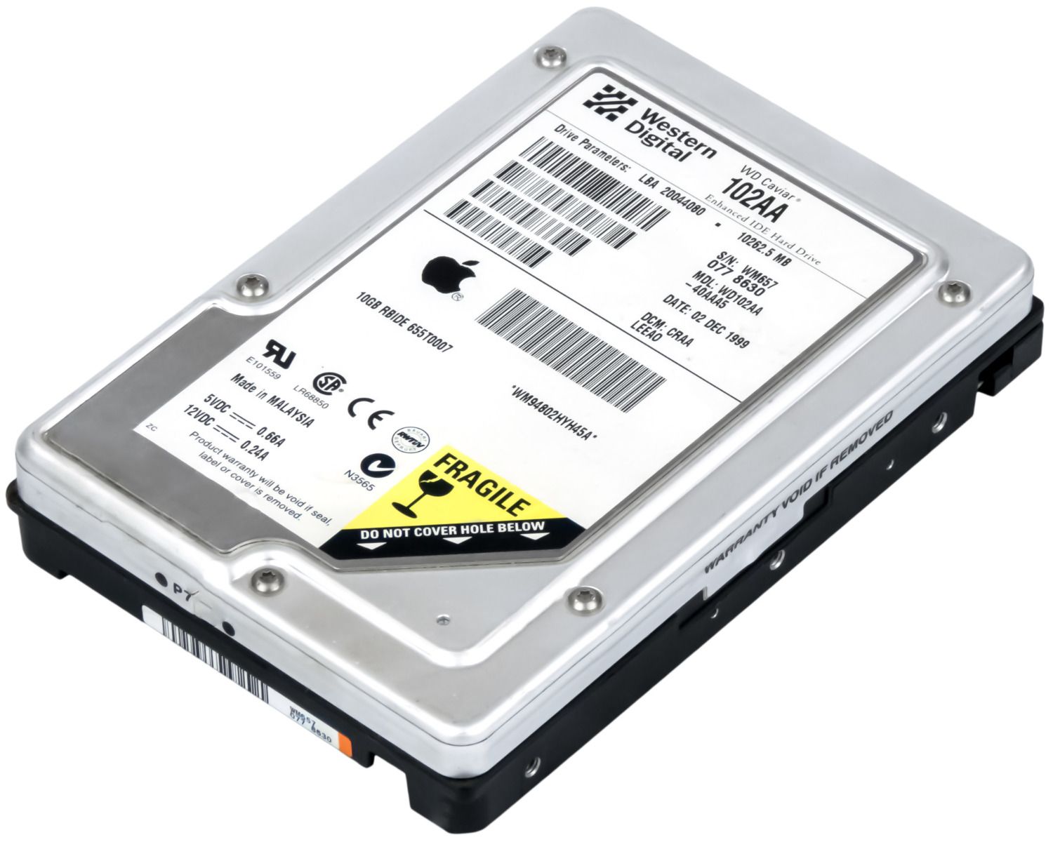 WD CAVIAR 10.3GB 5.4K 2MB ATA 3.5'' WD102AA