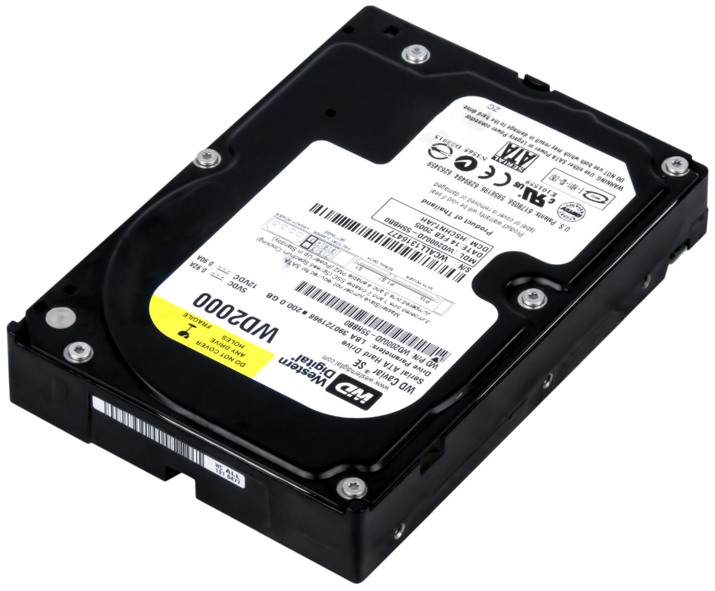 WD CAVIAR 200GB 7.2K 8MB 3.5'' WD2000JD