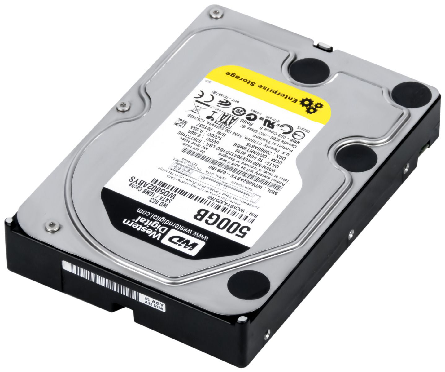 WD RE3 500GB 7.2K 16MB SATA II 3.5'' WD5002ABYS