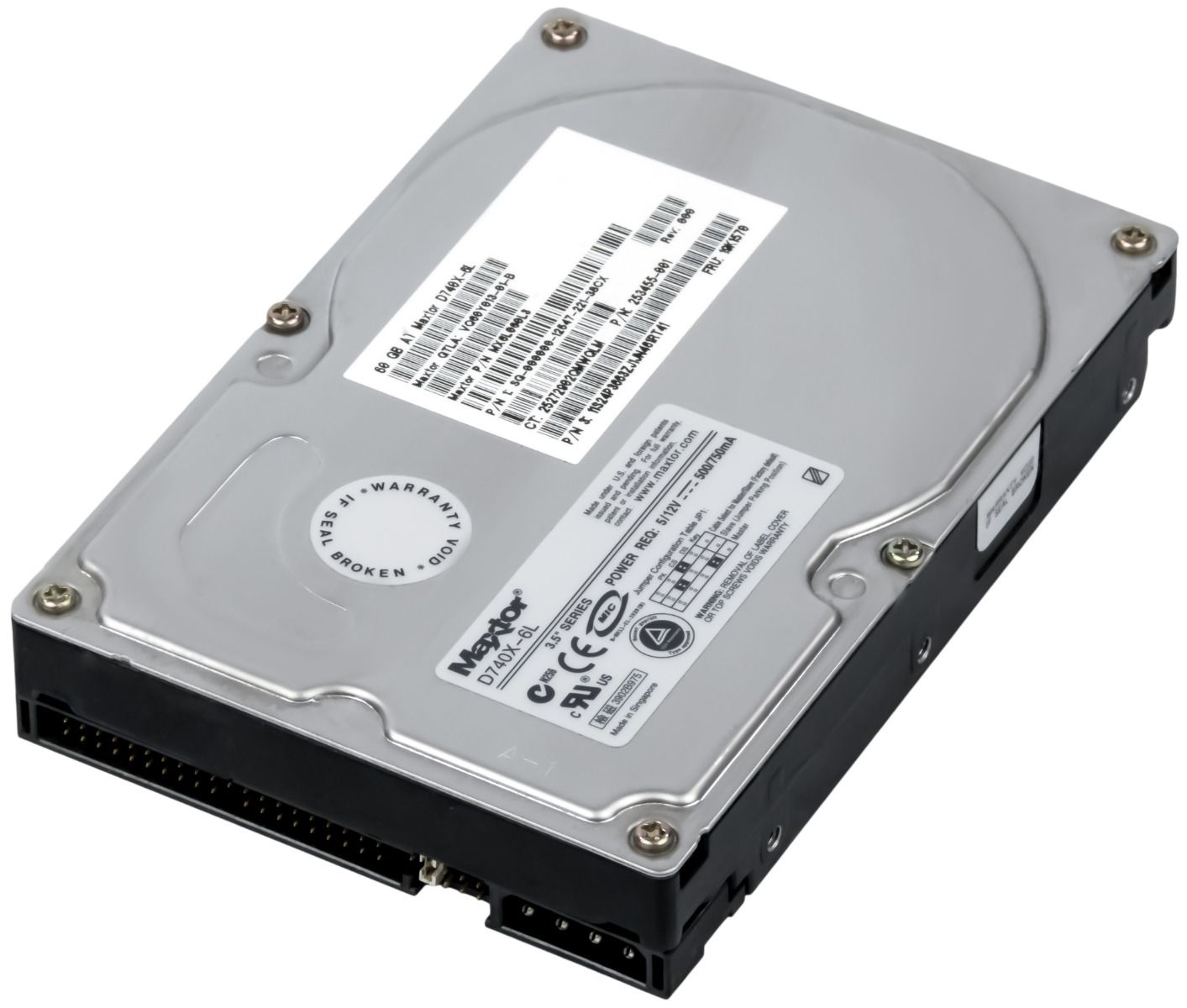 MAXTOR DiamondMax Plus 60GB 7.2K 2MB ATA 3.5'' D740X-6L