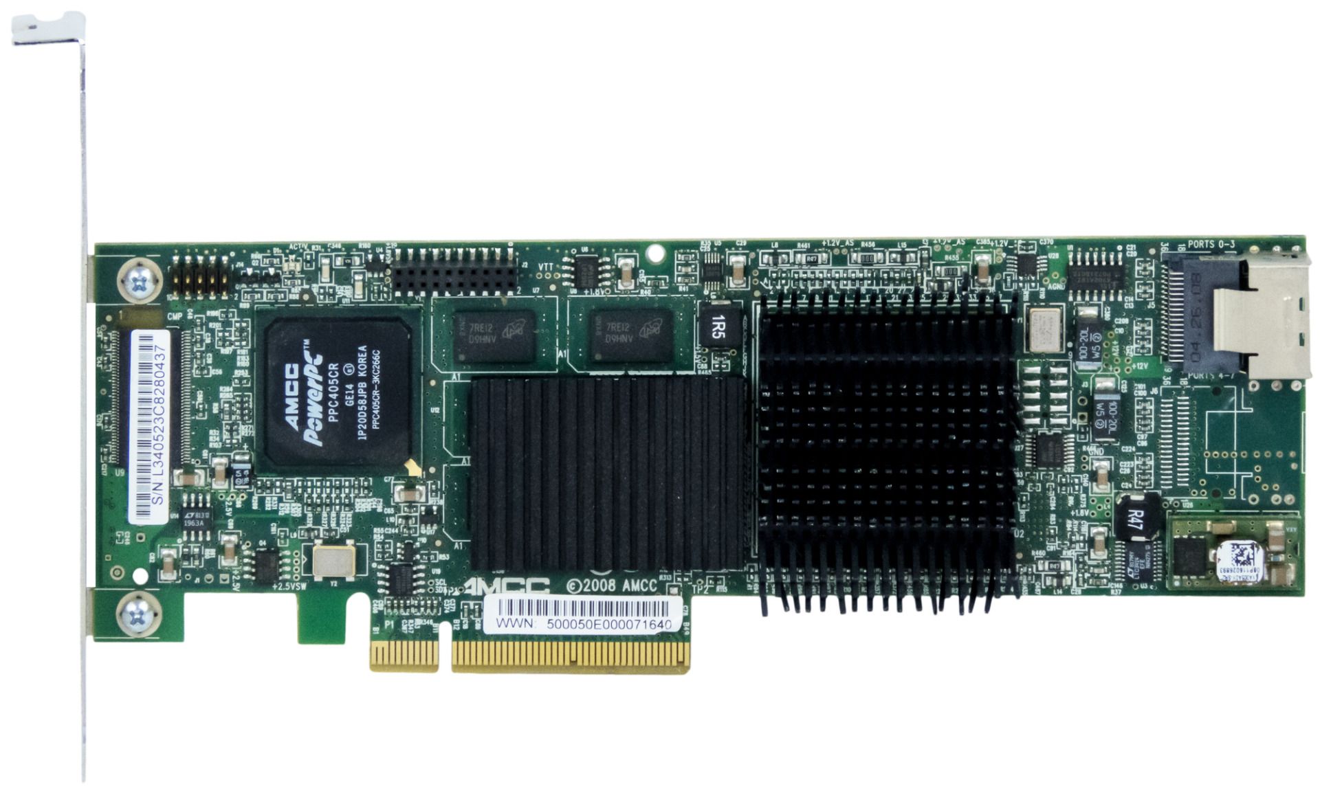 3WARE 9690SA-4i SAS/ SATA 3Gbps RAID PCIe x8