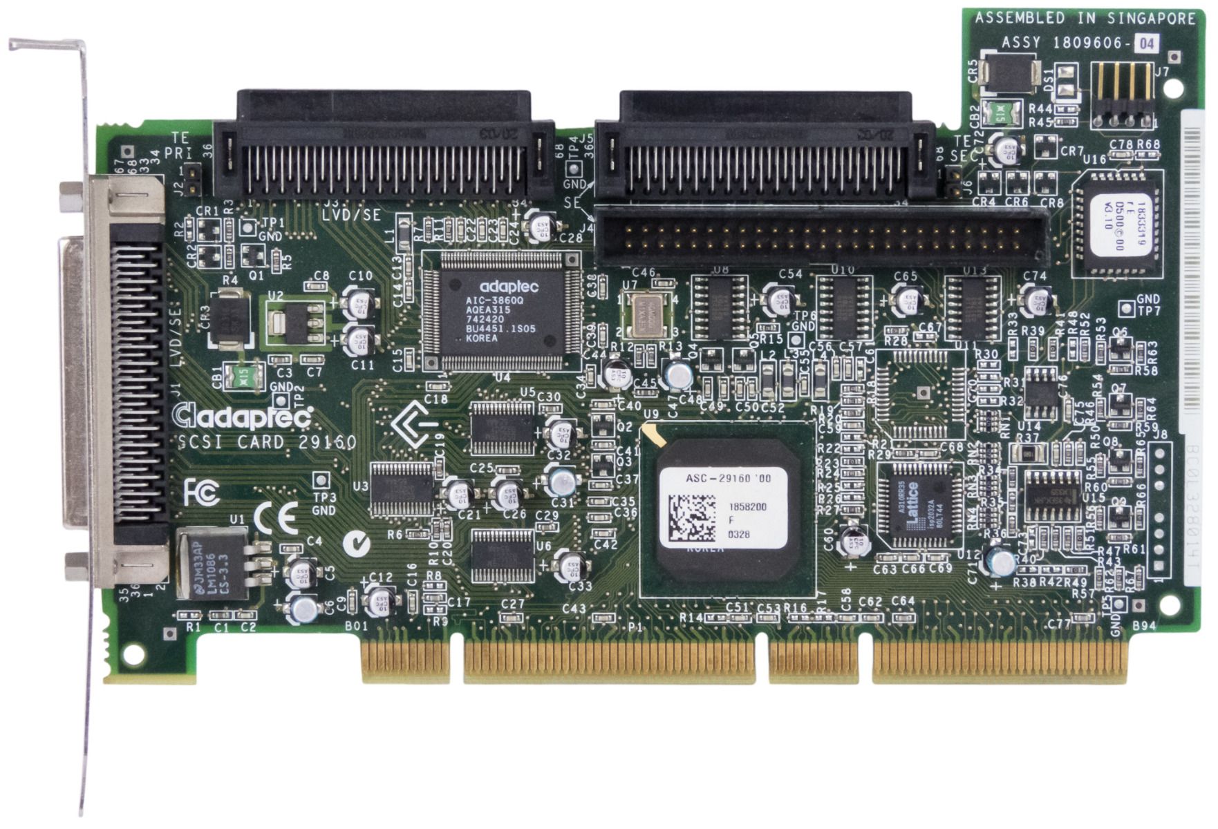 ADAPTEC ASC-29160 SCSI 68 broches PCI-X