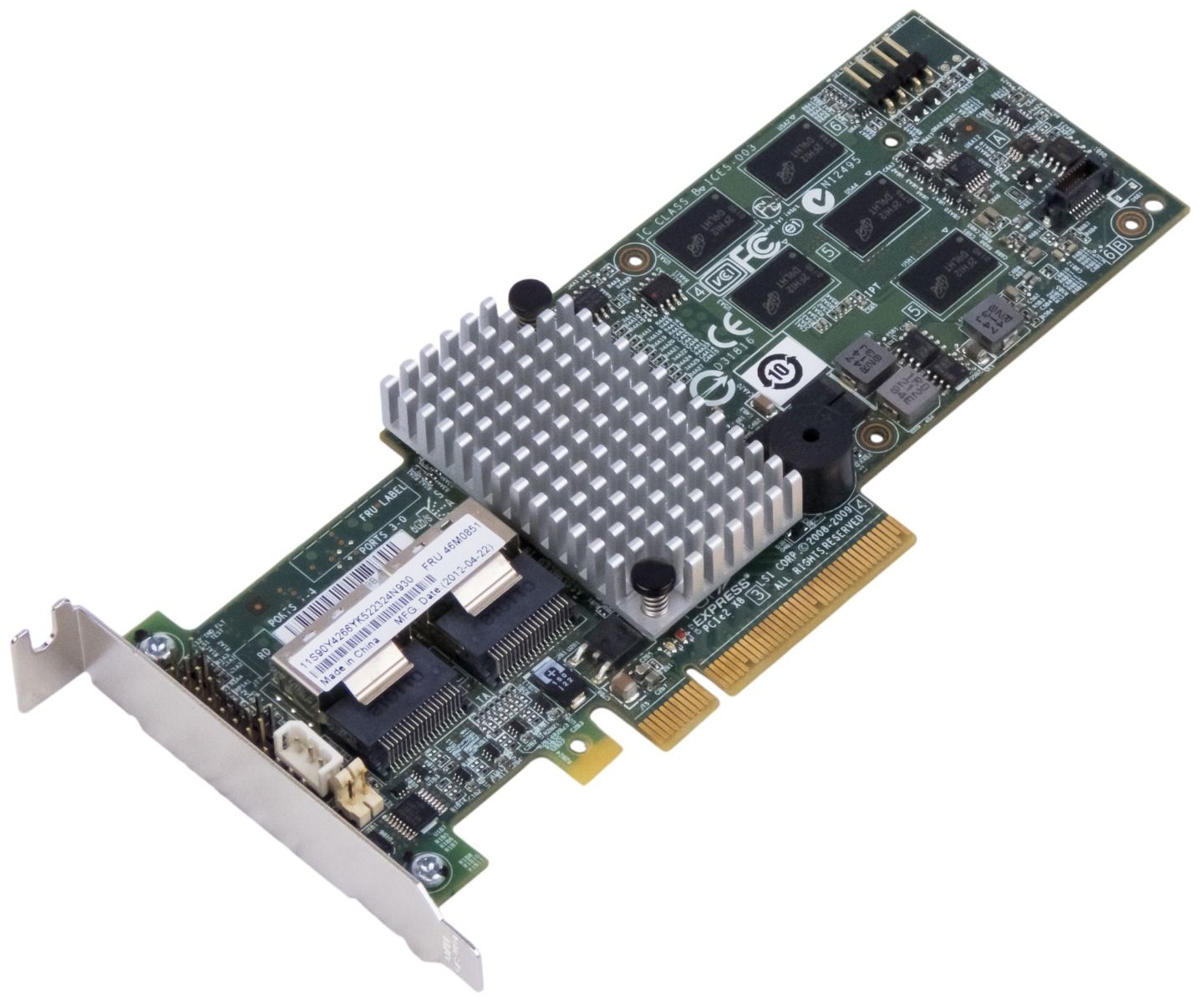 IBM 46M0851 ServeRAID M5015 6G SAS/ Sata PCIe x8 LOW PROFILE