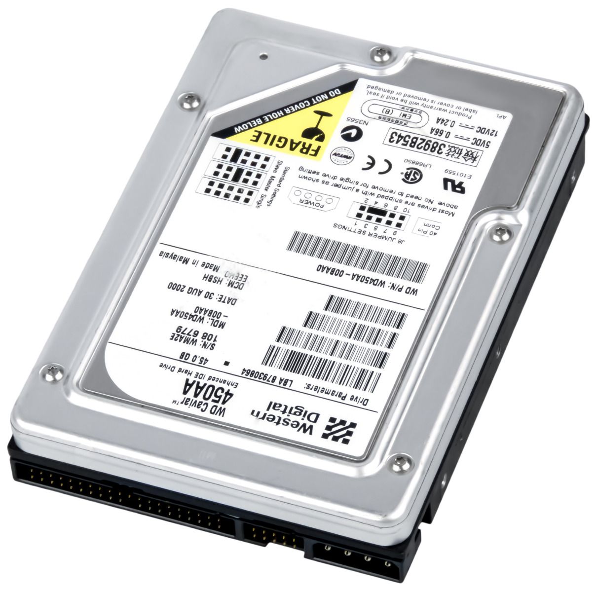WD CAVIAR 450AA 45GB 5.4K ATA 3.5'' WD450AA-00BAA0
