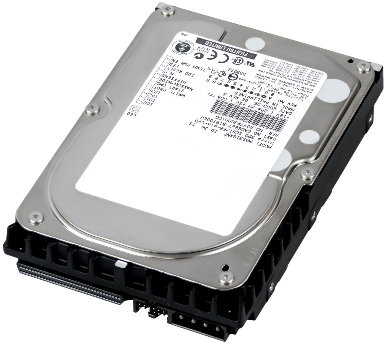 FUJITSU 18.4GB 15K 8MB SCSI U320 68-PIN 3.5'' MAS3184NP