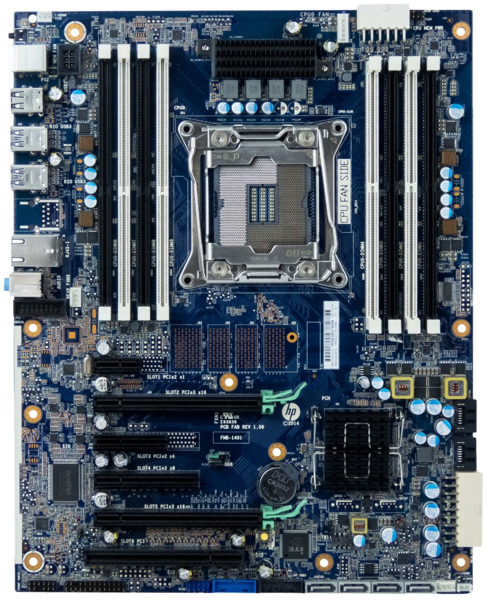 HP 761514-001 761514-601 710324-002 s.2011-3 DDR4 PCIe PCI Z440 FMB-1401