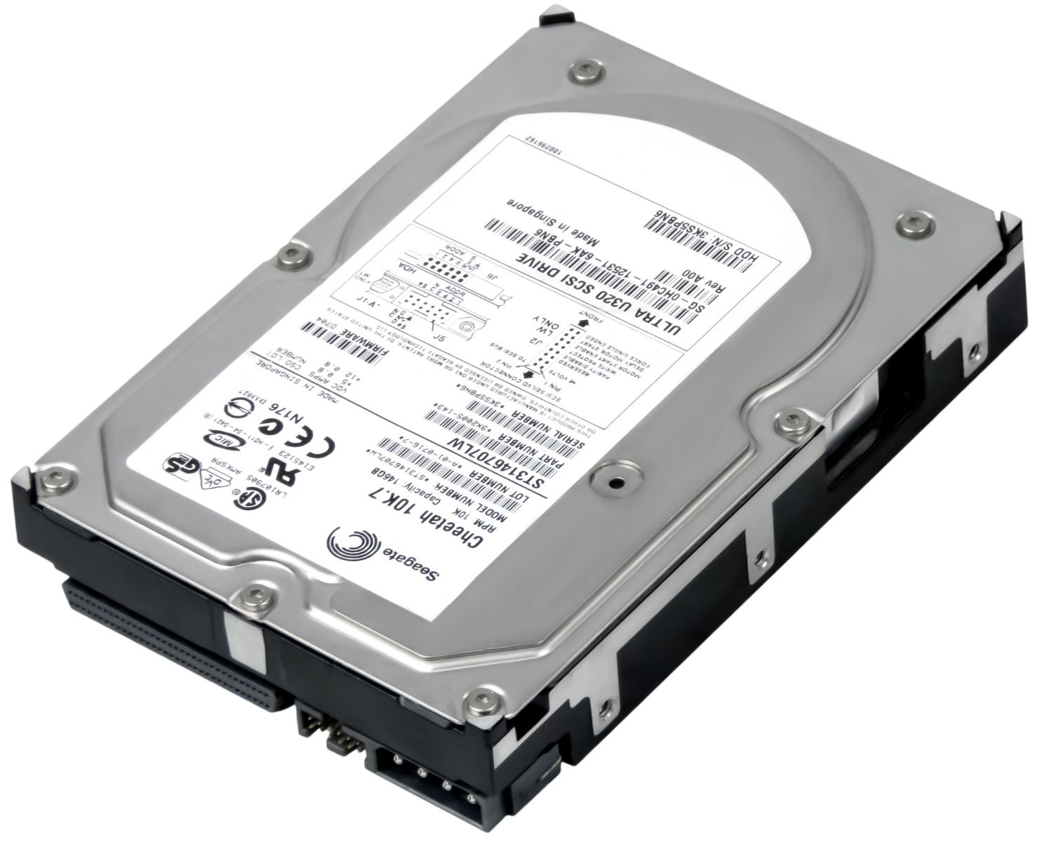 DELL 0HC491 146GB 10K 8MB SCSI U320 3.5'' ST3146707LW