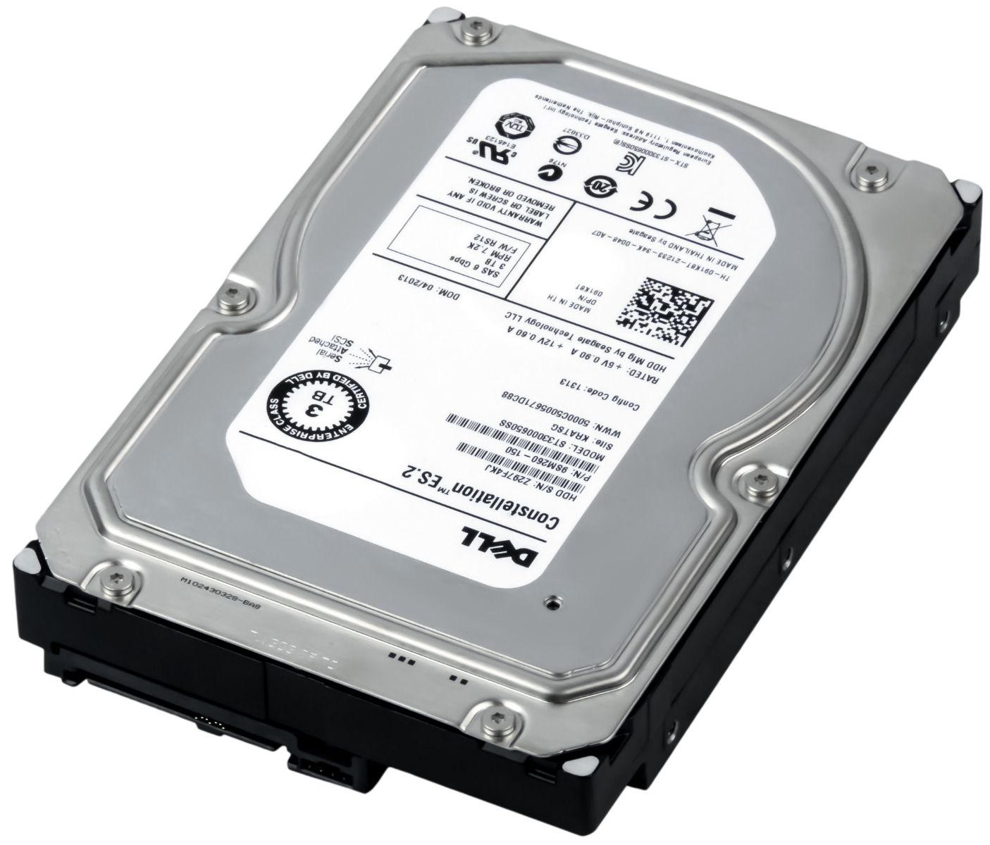 DELL 091K8T 3TB 7.2K 64MB SAS-2 3.5'' ST33000650SS