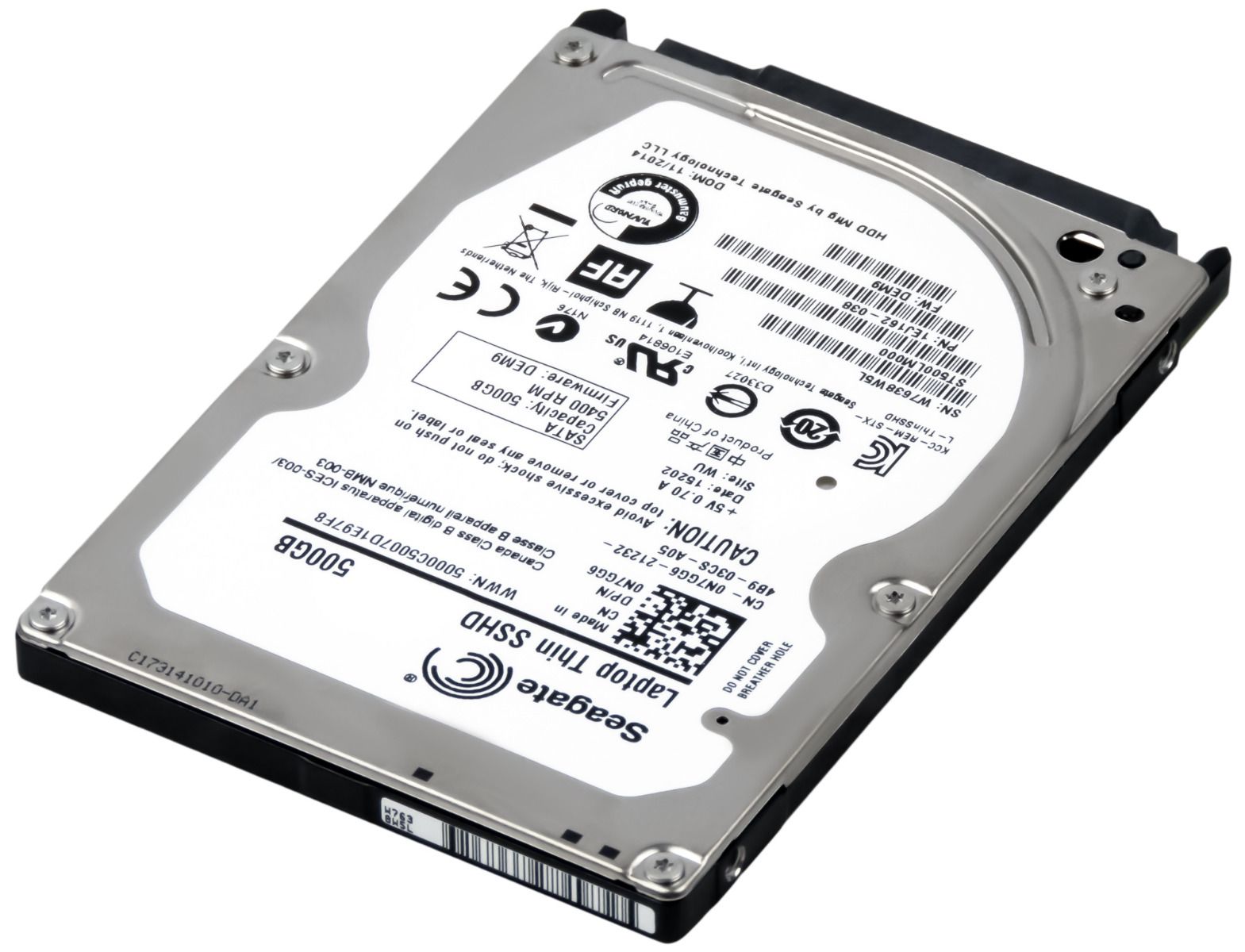 SEAGATE 500GB 5.4k 64MB Sata III 2.5'' ST500LM000