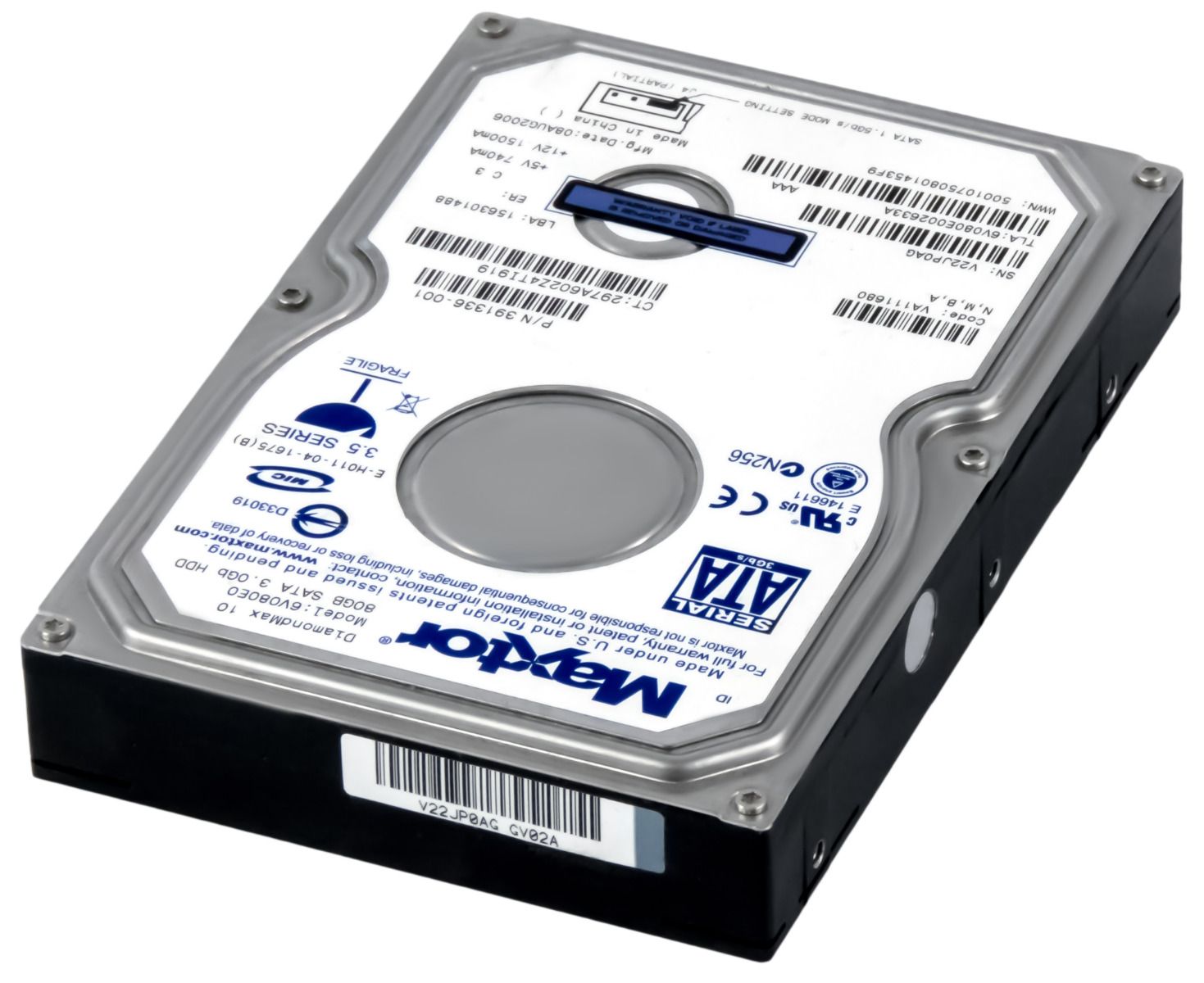 MAXTOR DiamondMax 10 80GB 7.2K 8MB SATA II 3.5'' 6V080E0