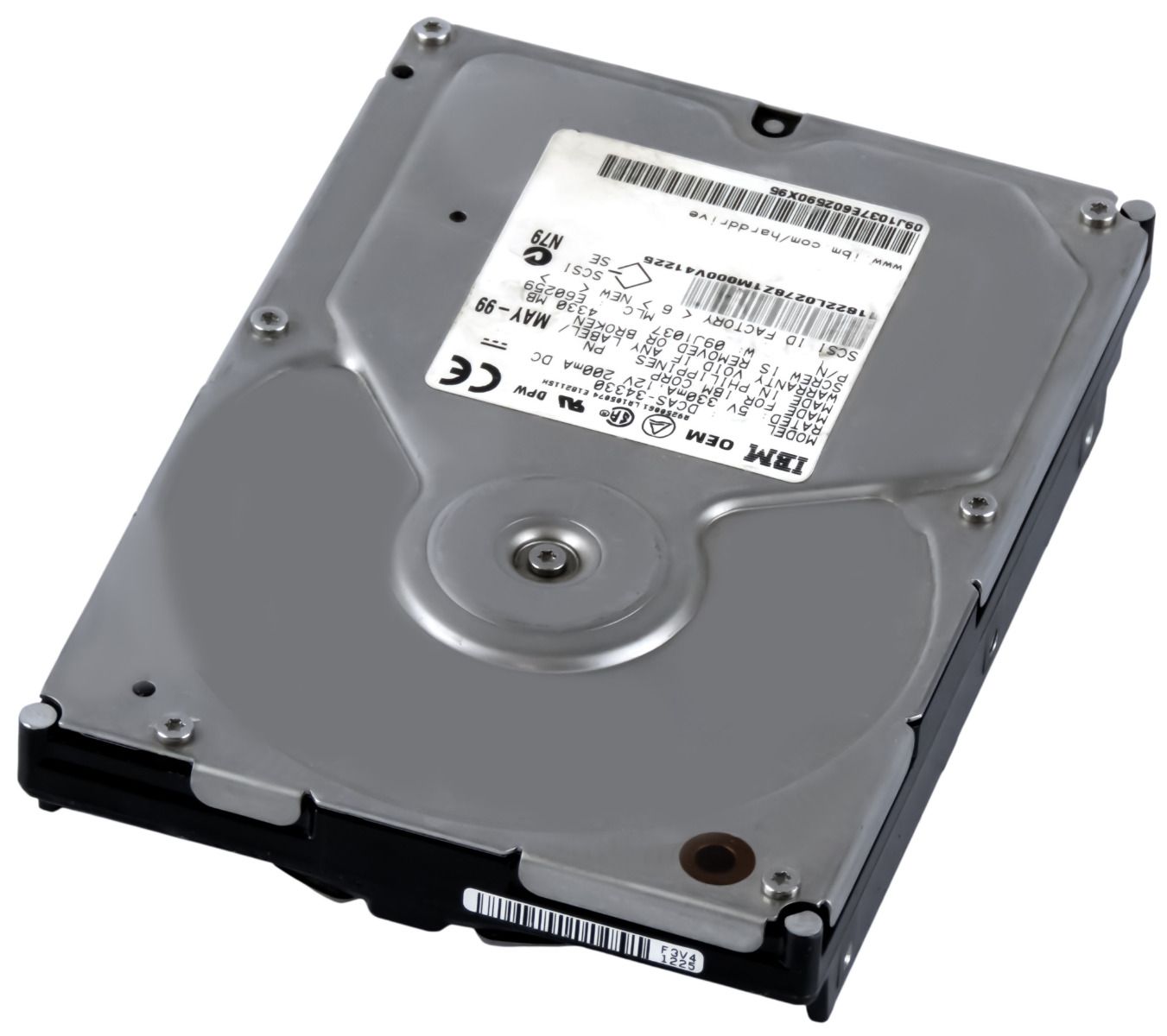 IBM 09J1037 4.3GB 5.4K SCSI 3.5'' DCAS-34330