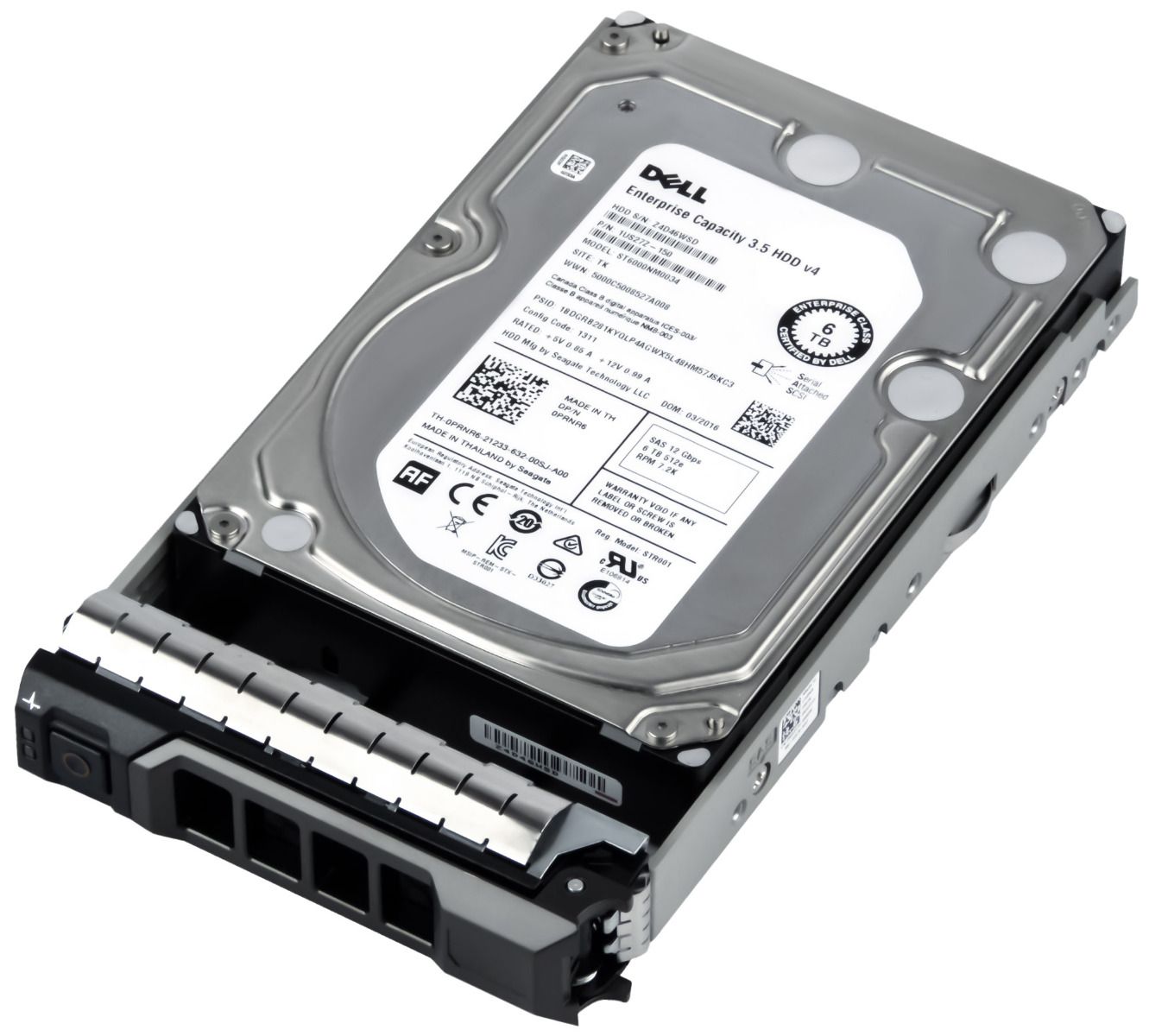 DELL 0PRNR6 6TB 7.2k 128MB SAS-3 3.5'' ST6000NM0034
