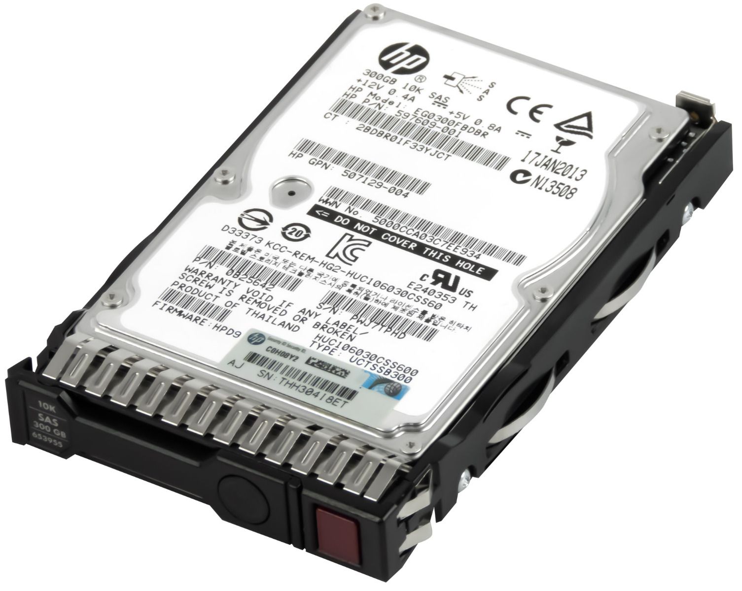 HP 597609-001 300GB 10K 64MB SAS-2 2.5'' EG0300FBDBR