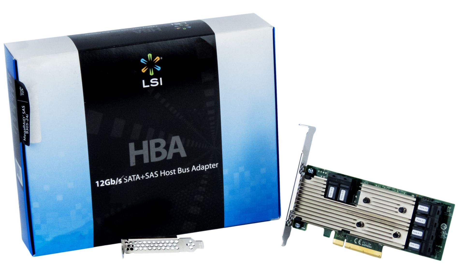 LSI 9305-24i SAS 12 Gbps 24 PORTE PCIe