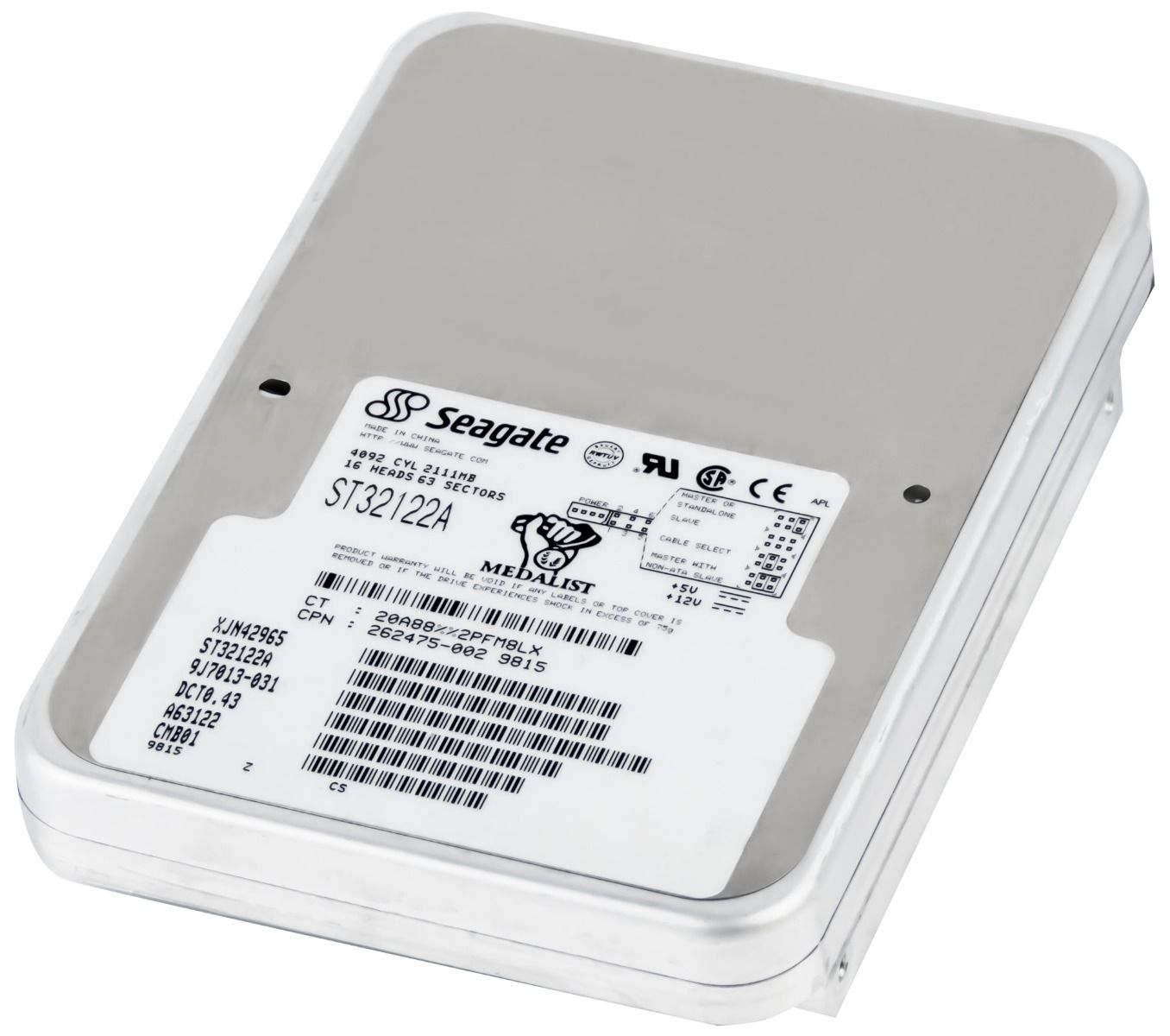 SEAGATE MÉDAILLÉ 2122 2,1 Go 4,5K ATA 3,5'' ST32122A
