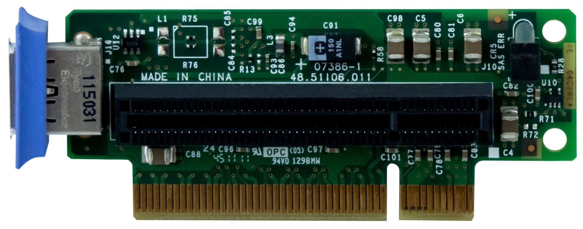 IBM 43V7067 RISER PCIe USB X3550 M2 X3650 M3