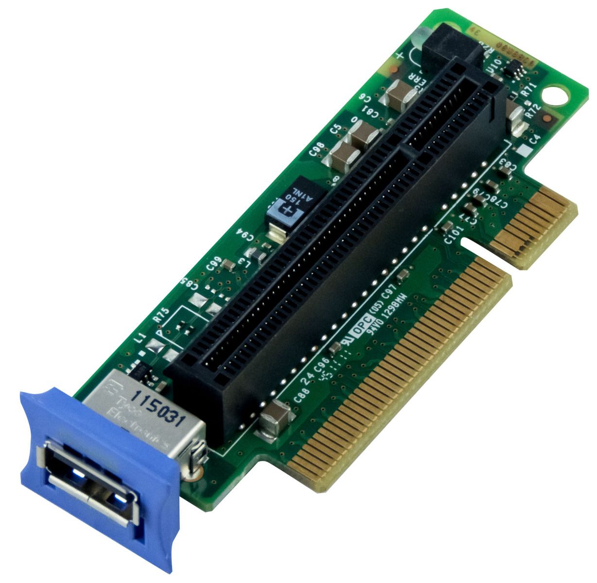 IBM 43V7067 RISER PCIe USB X3550 M2 X3650 M3
