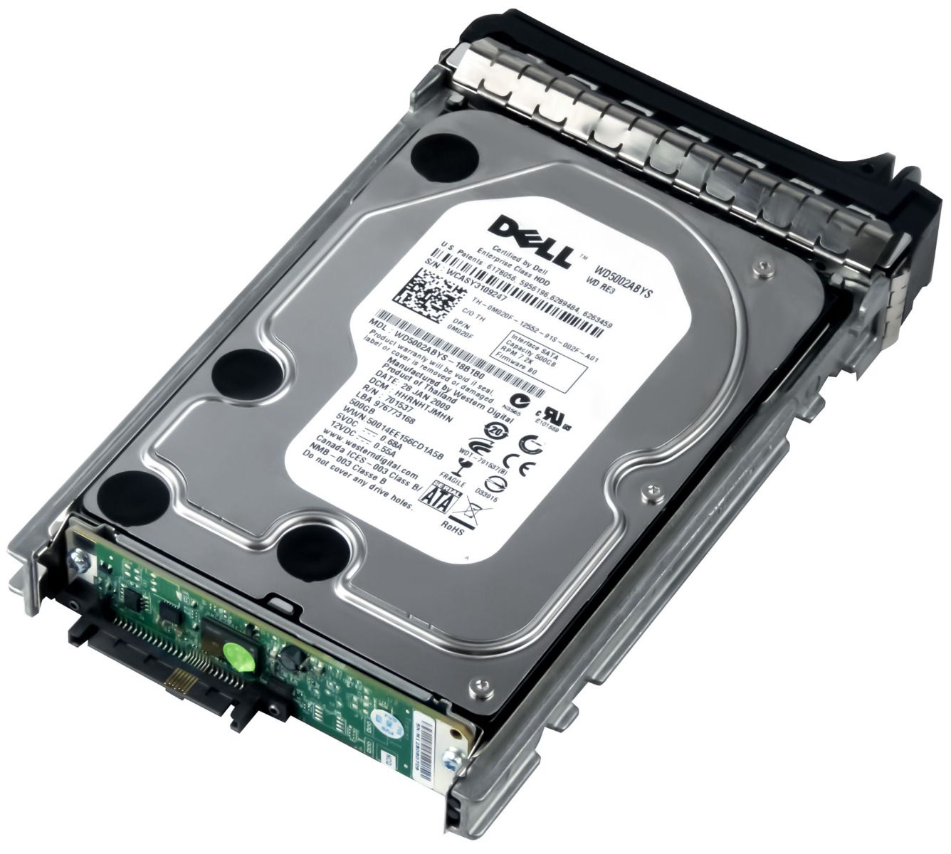 DELL 0M020F 500GB 7.2K 16MB SATA II / SAS 3.5'' WD5002ABYS