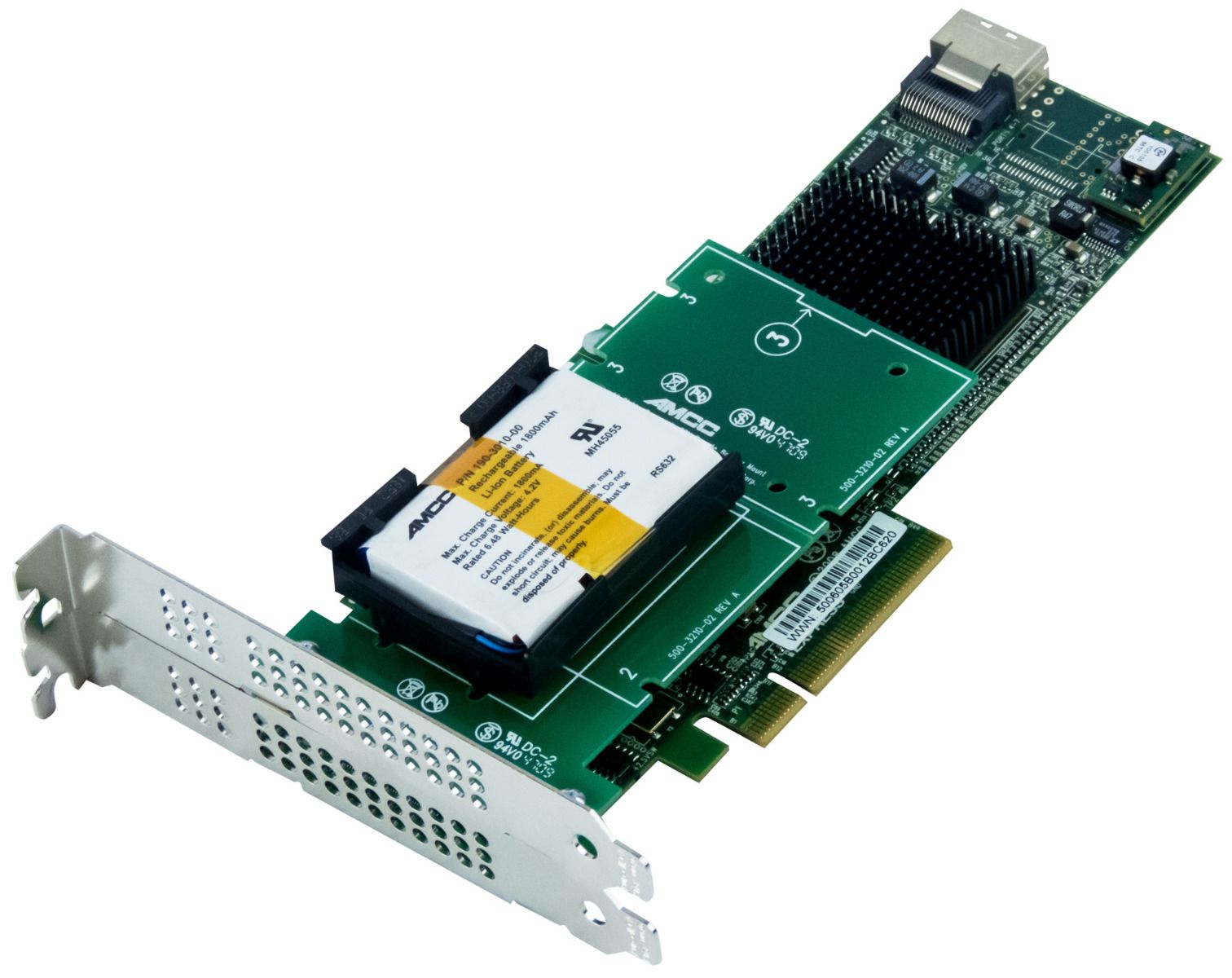 3WARE 9690SA-4i RAID SAS SATA PCIe + BBU 190-3010-00