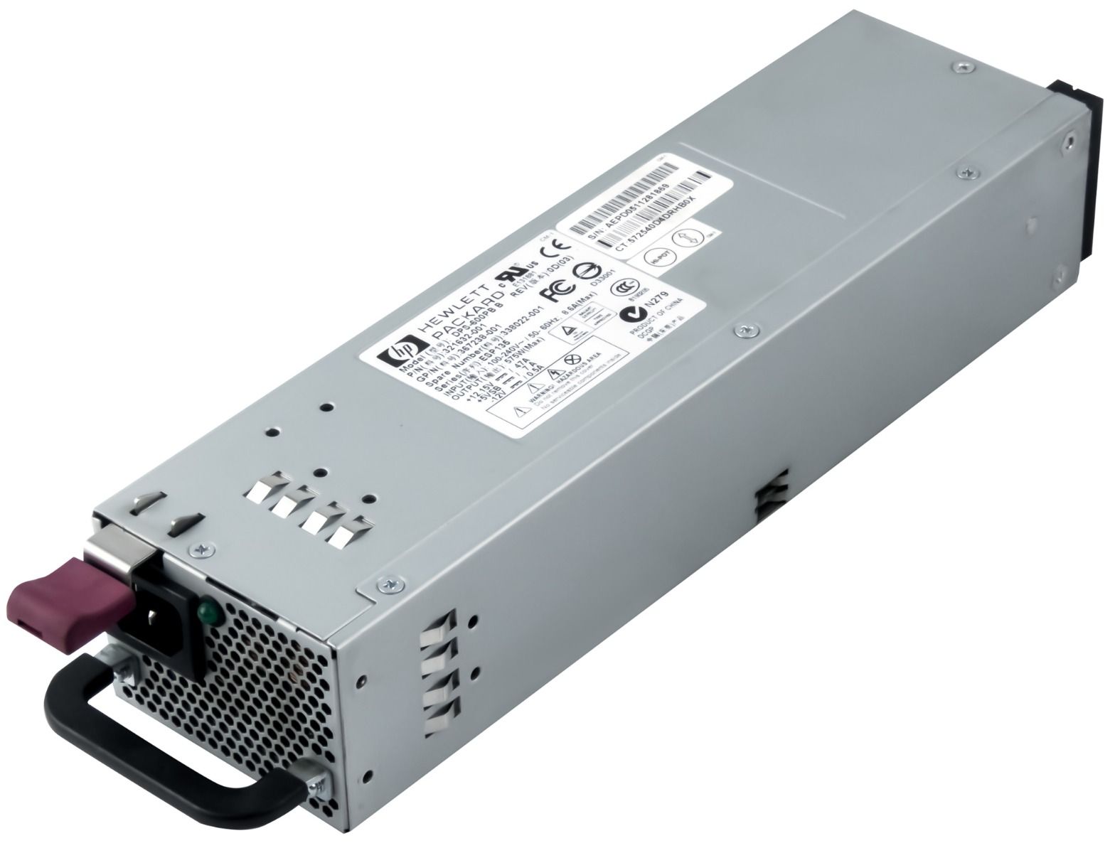 HP 321632-001 338022-001 575W DPS-600PB B DL380 G4